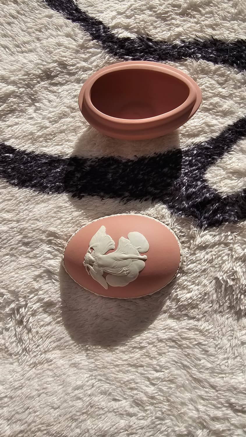 (빈티지)웨지우드 제스퍼 핑크 에그 트링킷 상품이미지2