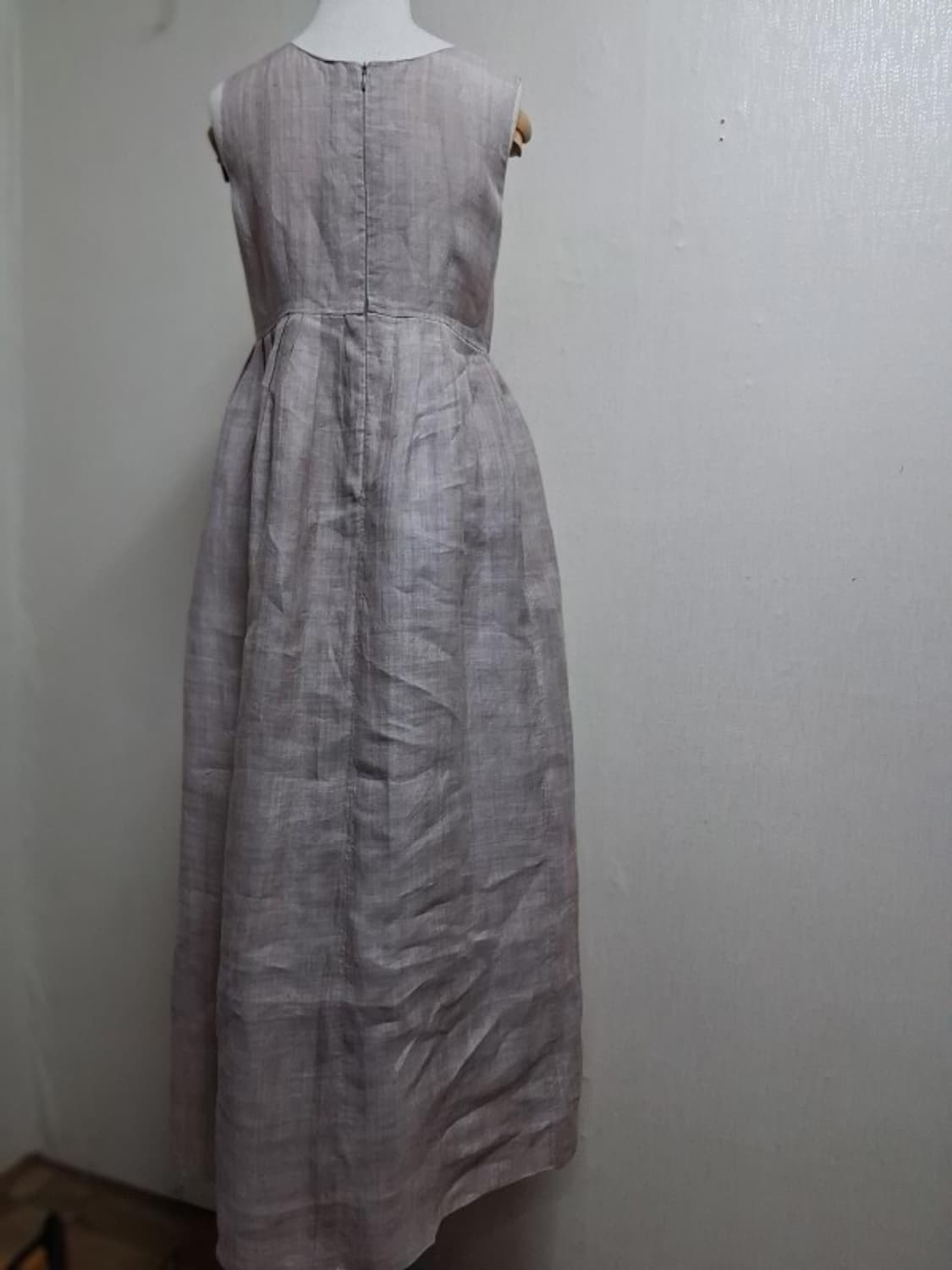 국내산 한산 모시 롱원피스 모시 나이롱원피스 44반 슬림55  국내산 상품이미지2