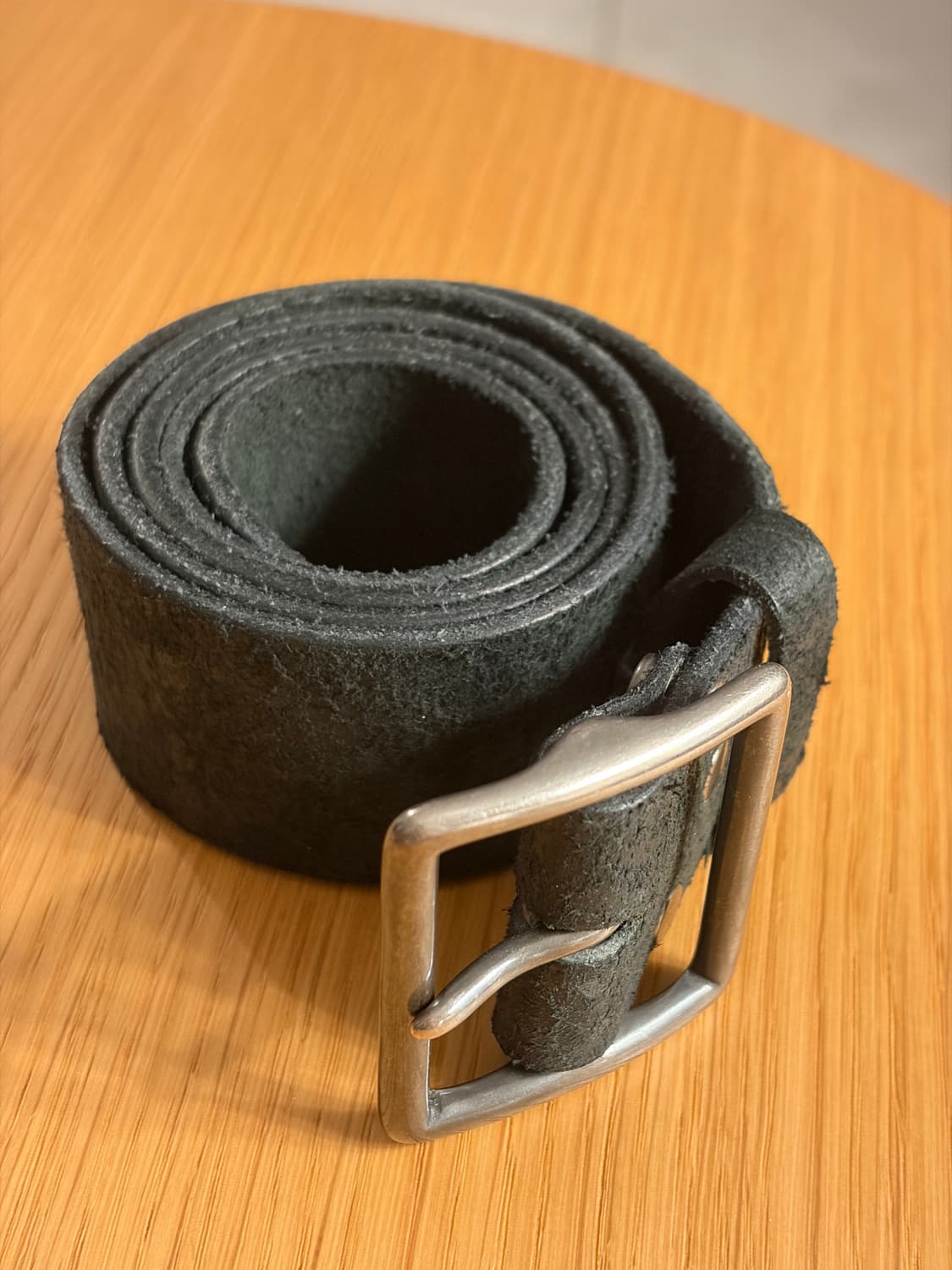 더블알엘 RRL 디스트레스드 벨트 블랙 32 상품이미지1