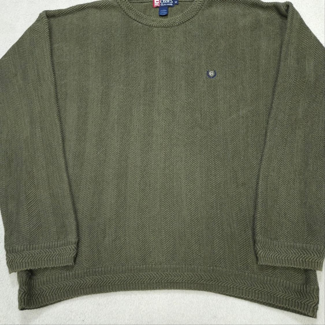 90s 챕스 랄프 로렌 헤링본 니트 M 상품이미지3
