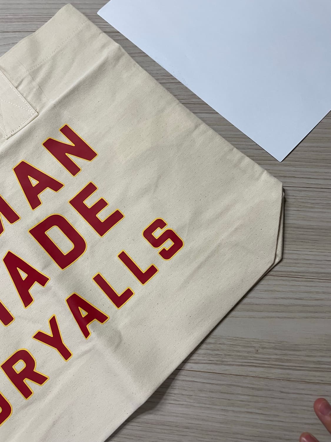 [새상품] 휴먼메이드 캔버스 토트백 상품이미지4