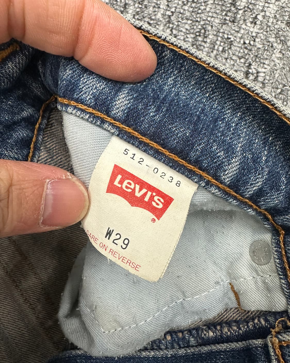 (허단37)90'S 리바이스 512-0217-M1583 상품이미지4