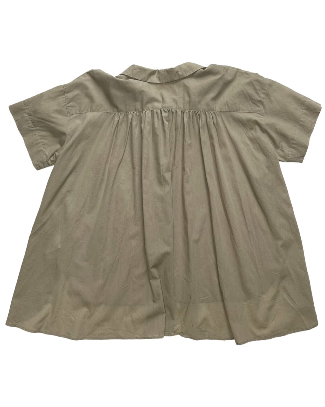 Overfit back shirring shirt 상품이미지2