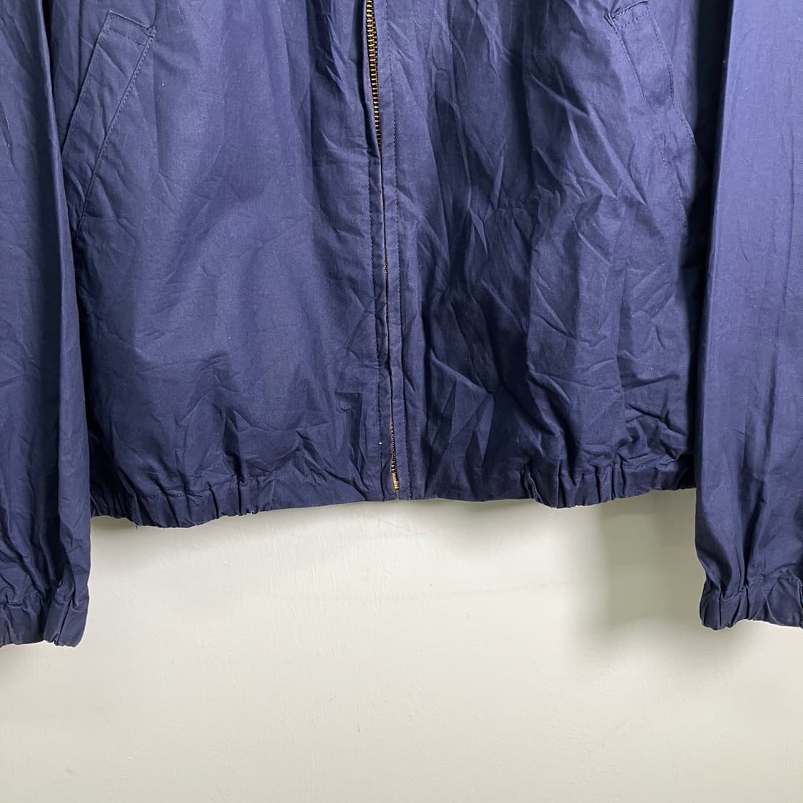 90's 폴로 랄프로렌 네이비 코튼 스윙탑 자켓 L 상품이미지5