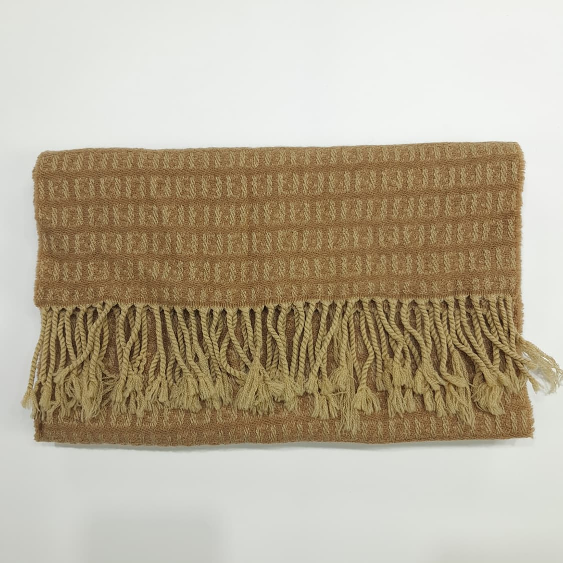 MX105 펜디 FF 모노그램 카멜 베이지 울 목도리 머플러 상품이미지8