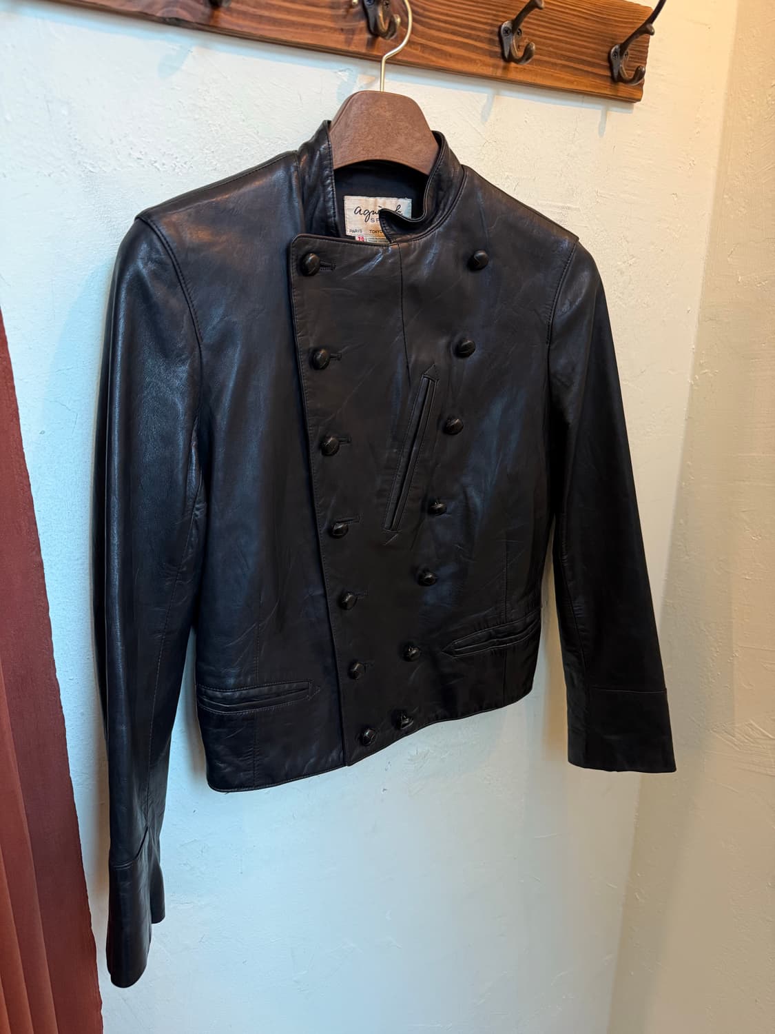 아네스베 나폴레옹 가죽자켓 상품이미지2