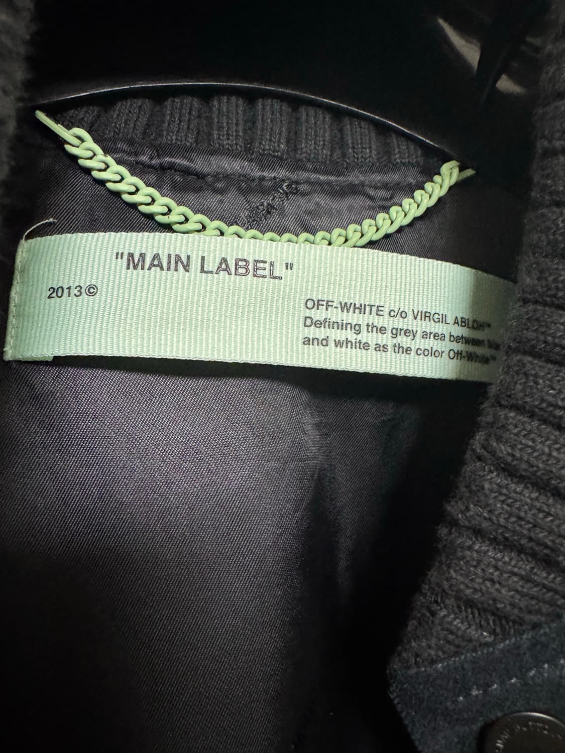 오프화이트 19s/s 봄버 자켓 m 상품이미지4