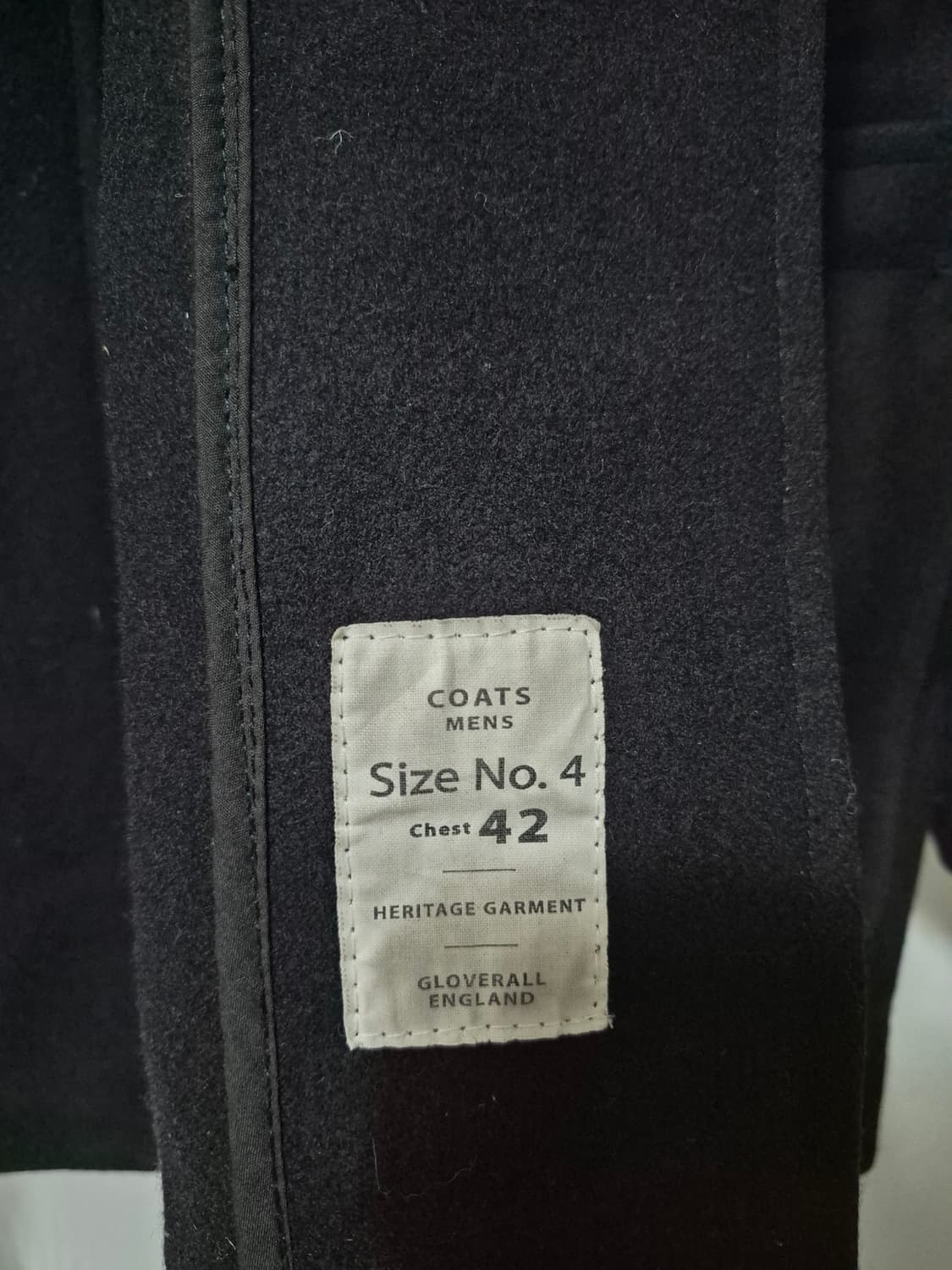 (42) 글로버올 후디드 더플코트 블랙 상품이미지6