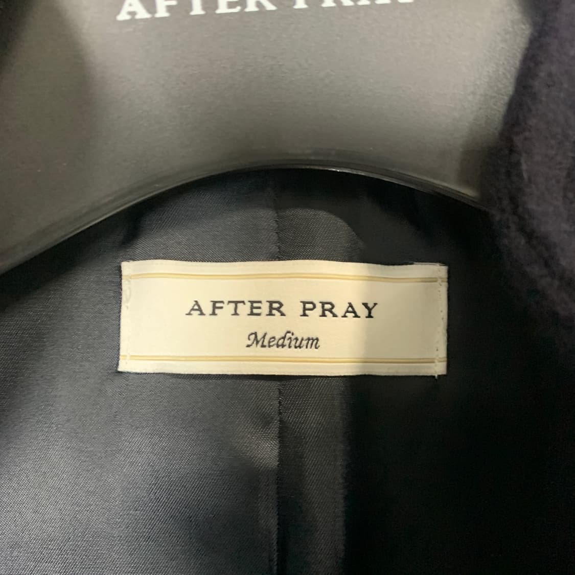 애프터프레이 리가즈 캐시미어 해링턴 블루종 네이비 M 상품이미지2