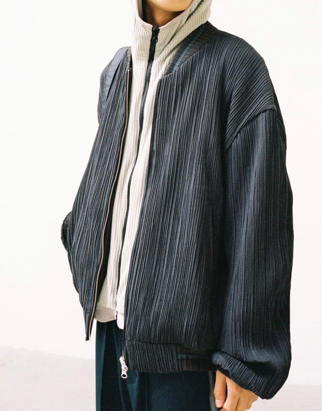 999휴머니티 플리츠 헤리티지 블루종(차콜그린) 상품이미지1