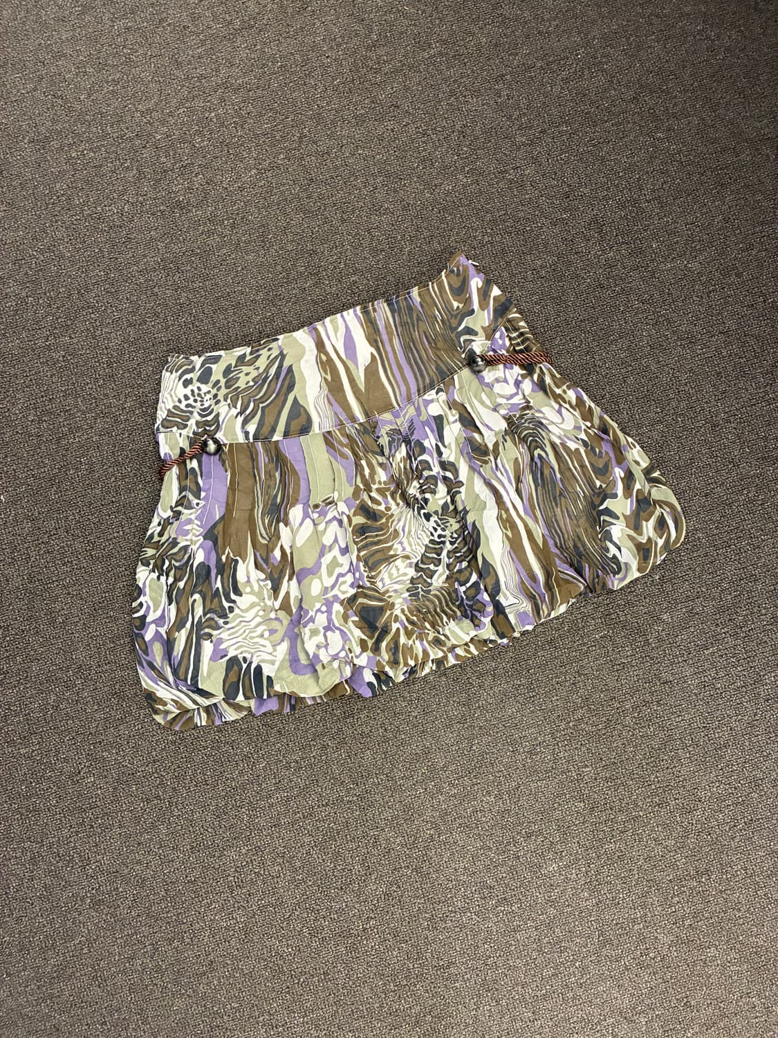 OS)Vivayou 빈티지 여성 에스닉 마블 미니 스커트 상품이미지2