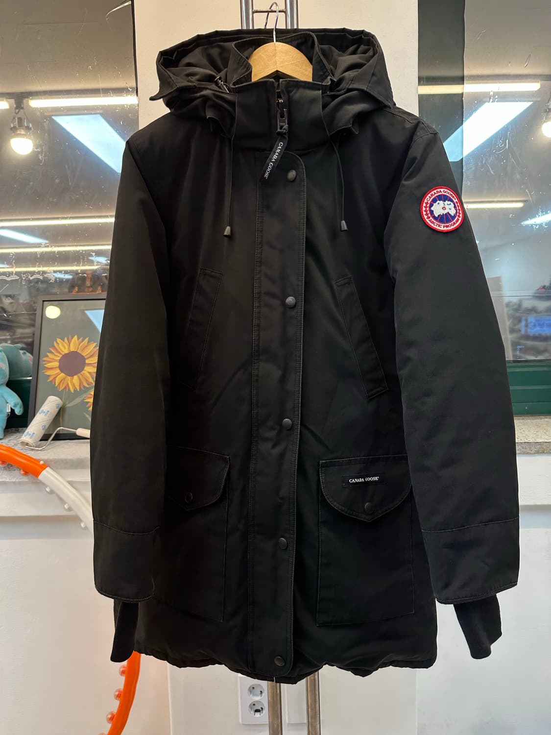 캐나다구스 블랙 패딩 s사이즈 상품이미지1