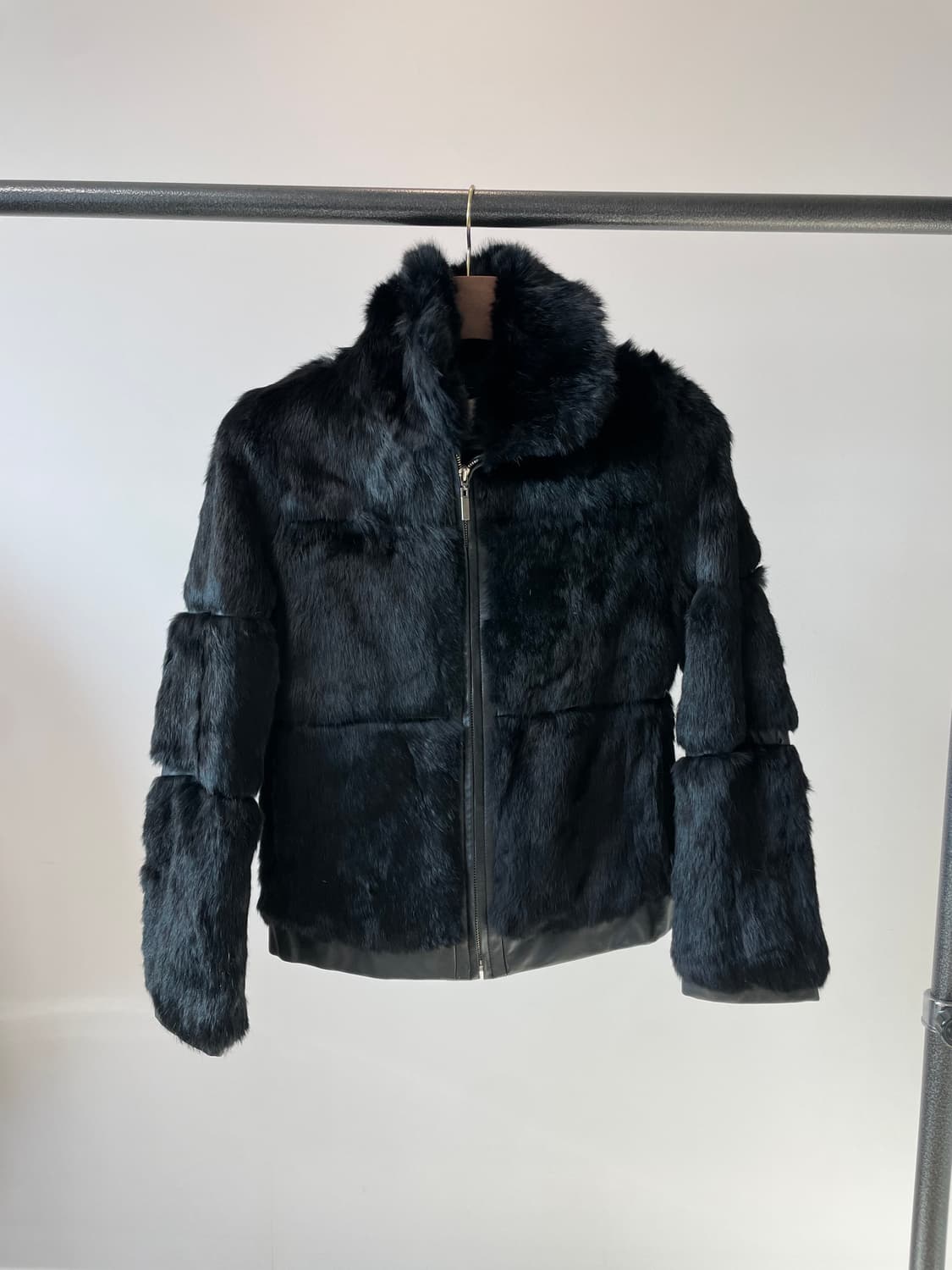 Capacci 양가죽 블랙 퍼 자켓 상품이미지1