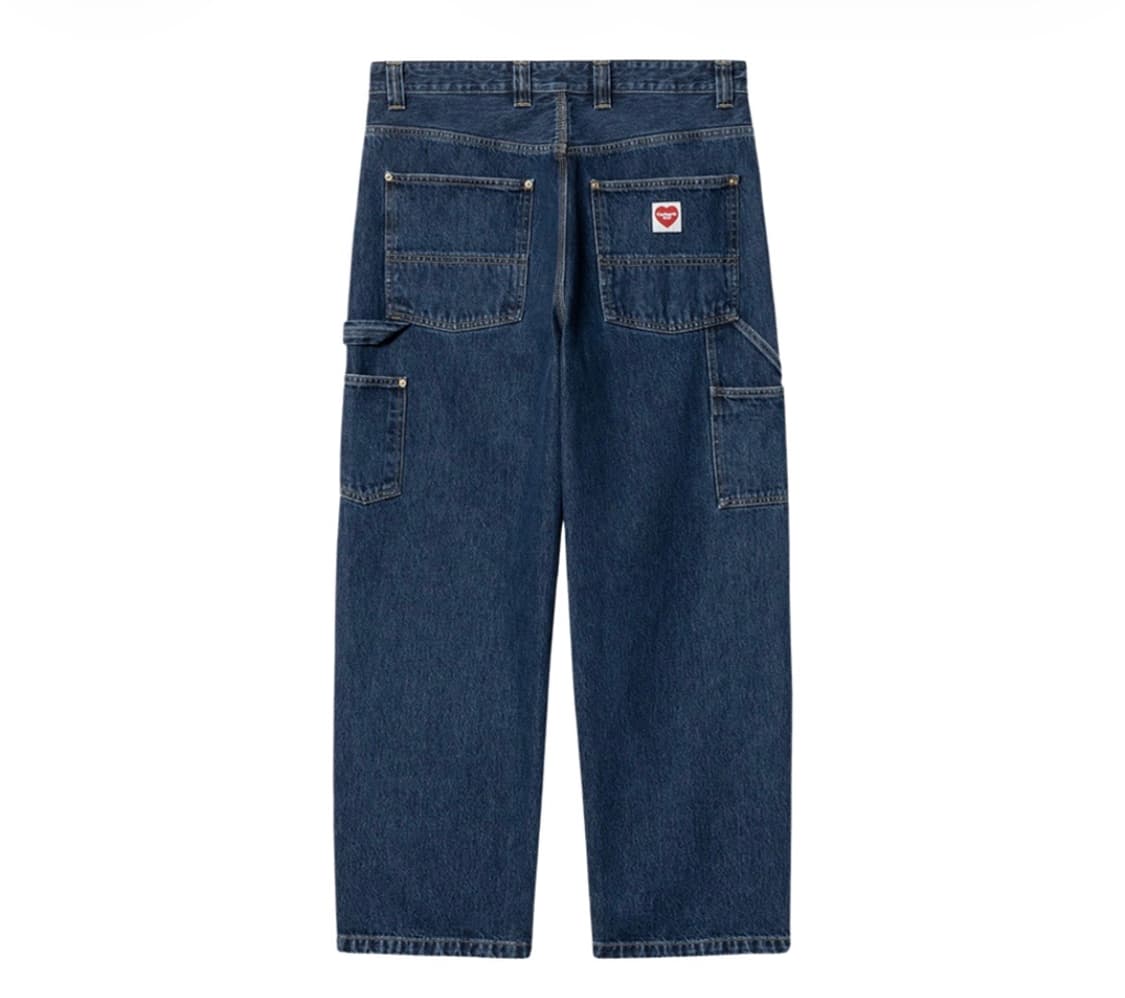 [XL] 칼하트wip 내쉬 더블니 팬츠 블루 스톤 워시드 새상품 상품이미지1