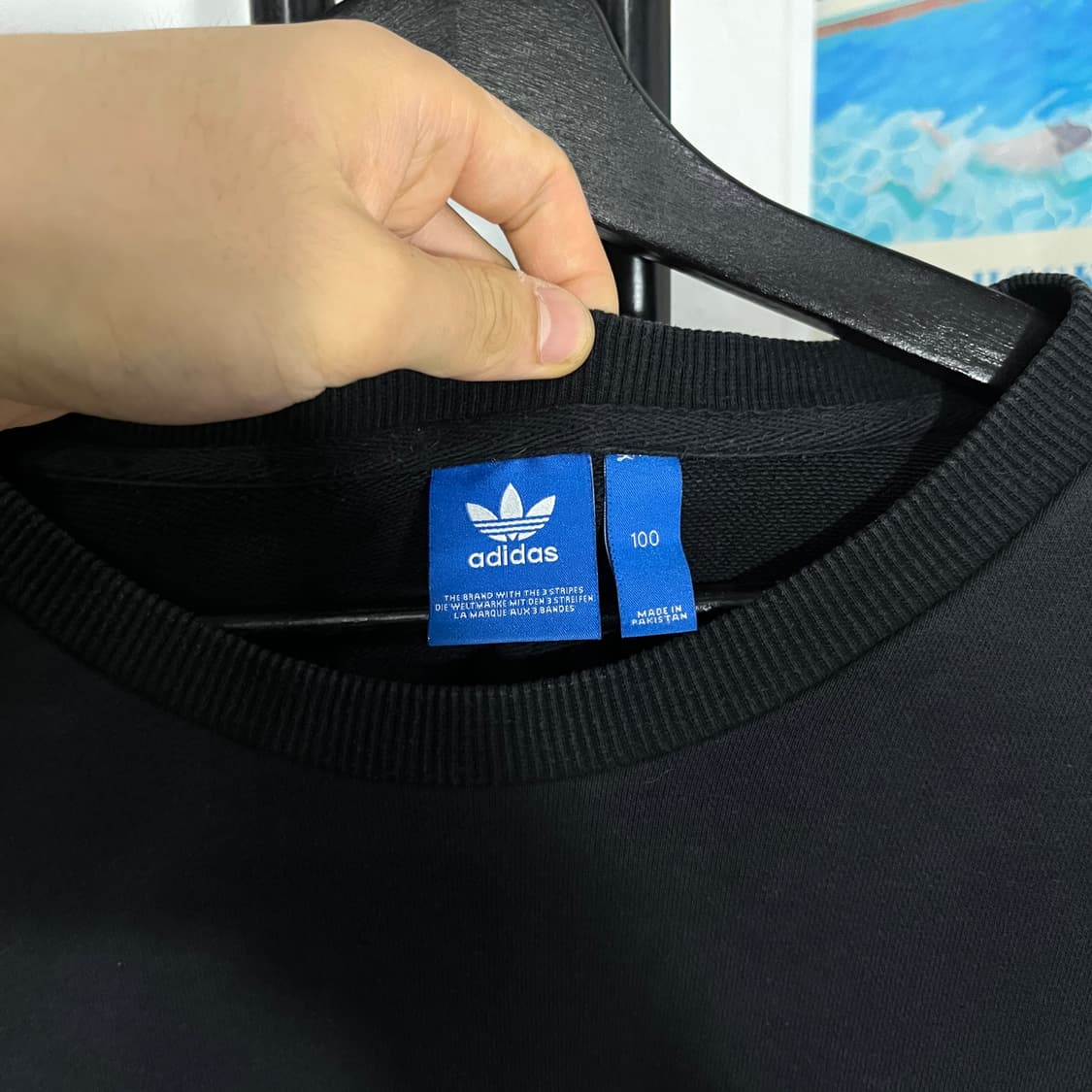 아디다스 빅로고 맨투맨 상품이미지5