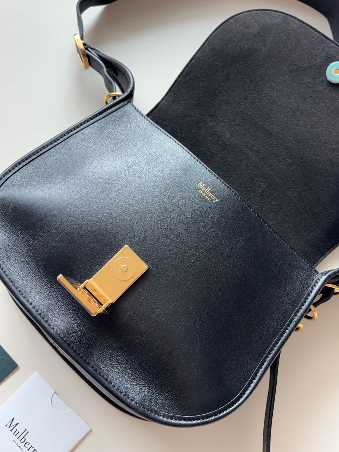 멀버리 실키 카프 세이디 사첼 블랙 상품이미지4