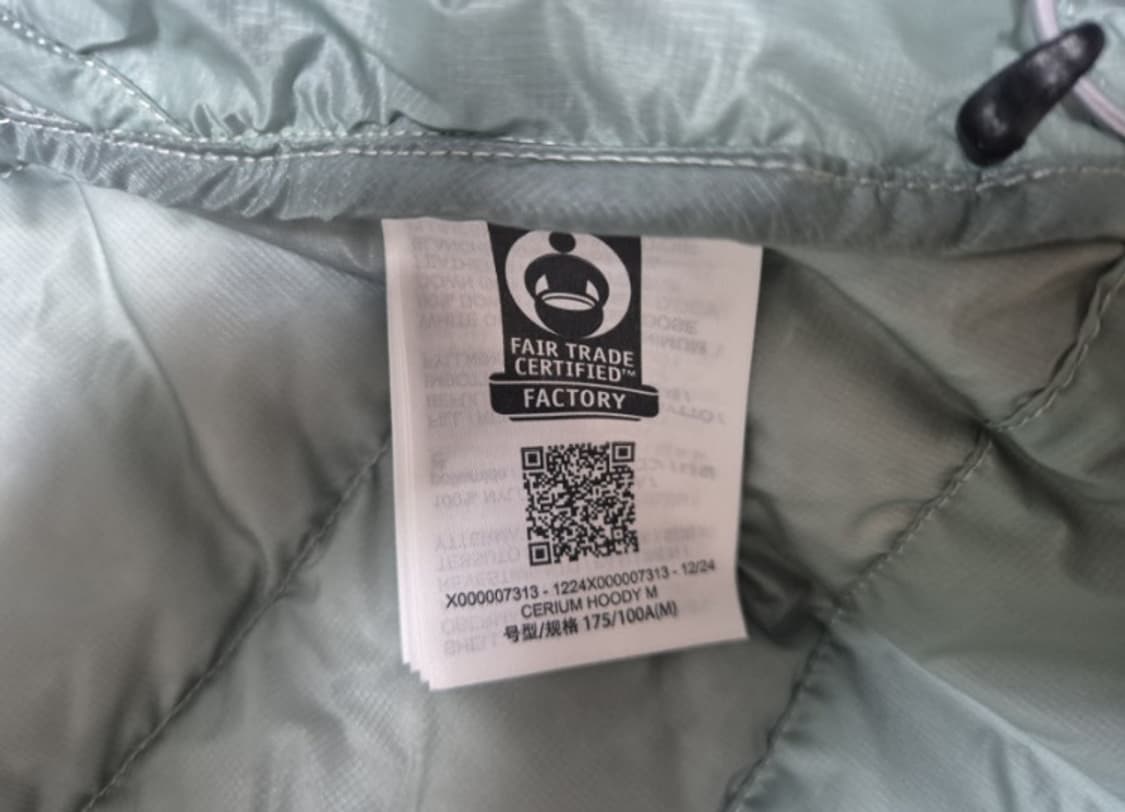 아크테릭스 세륨후디 경량패딩 스톤그린 M 상품이미지3