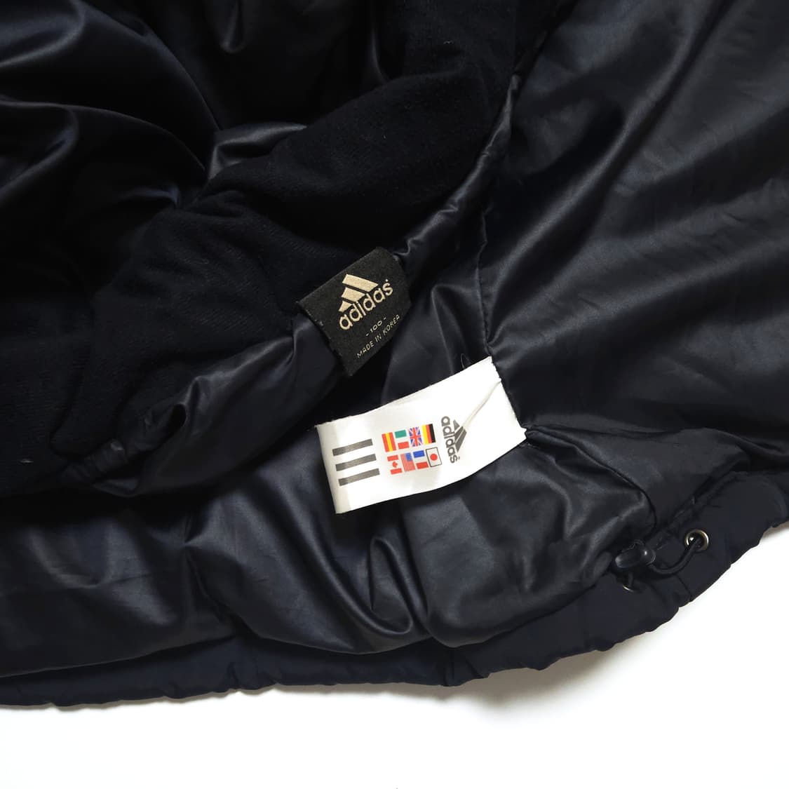 아디다스 13 레알마드리드 벤치 파카 덕다운 패딩 네이비 상품이미지6