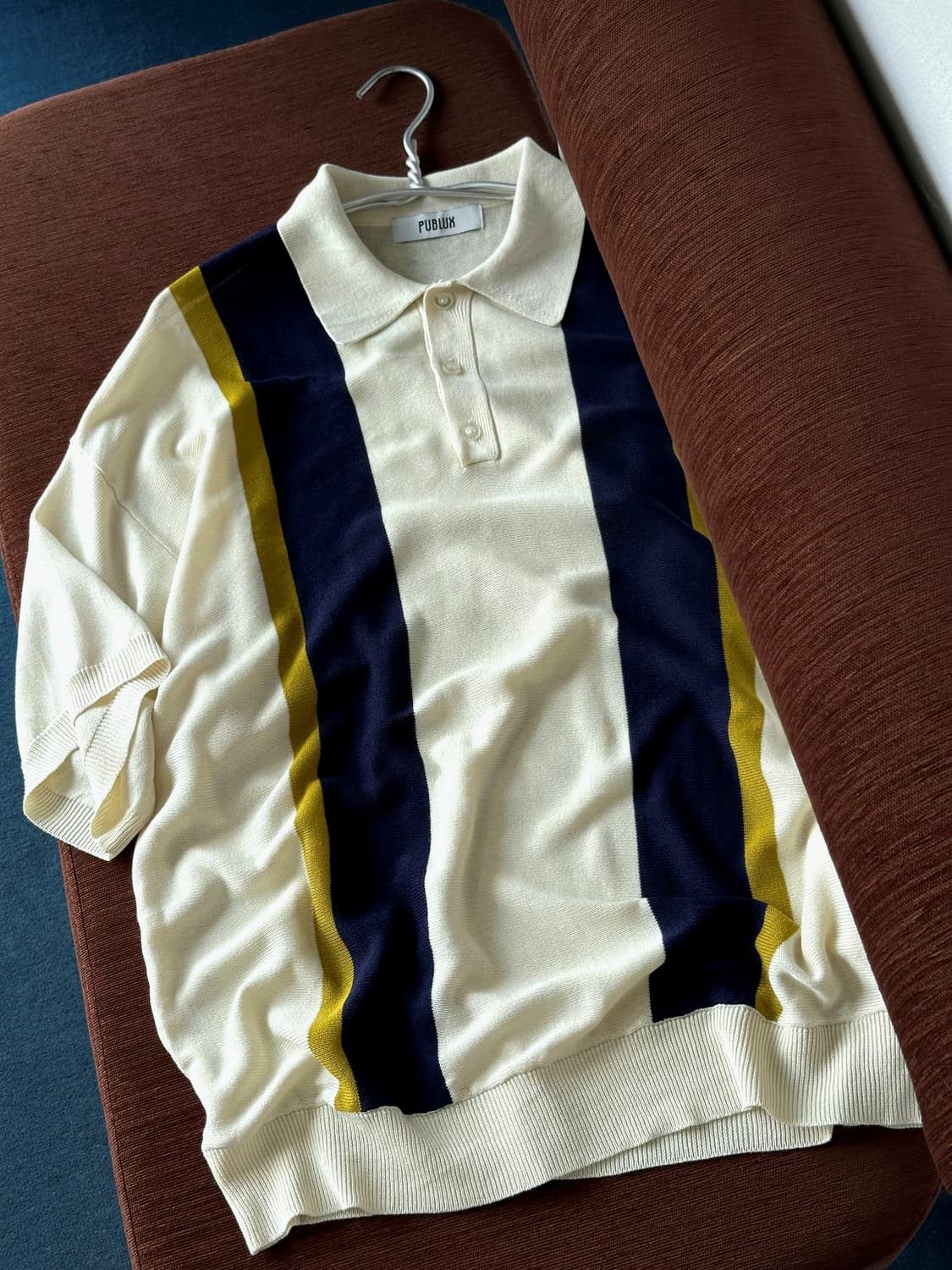 High count acrylic knit polo 상품이미지4