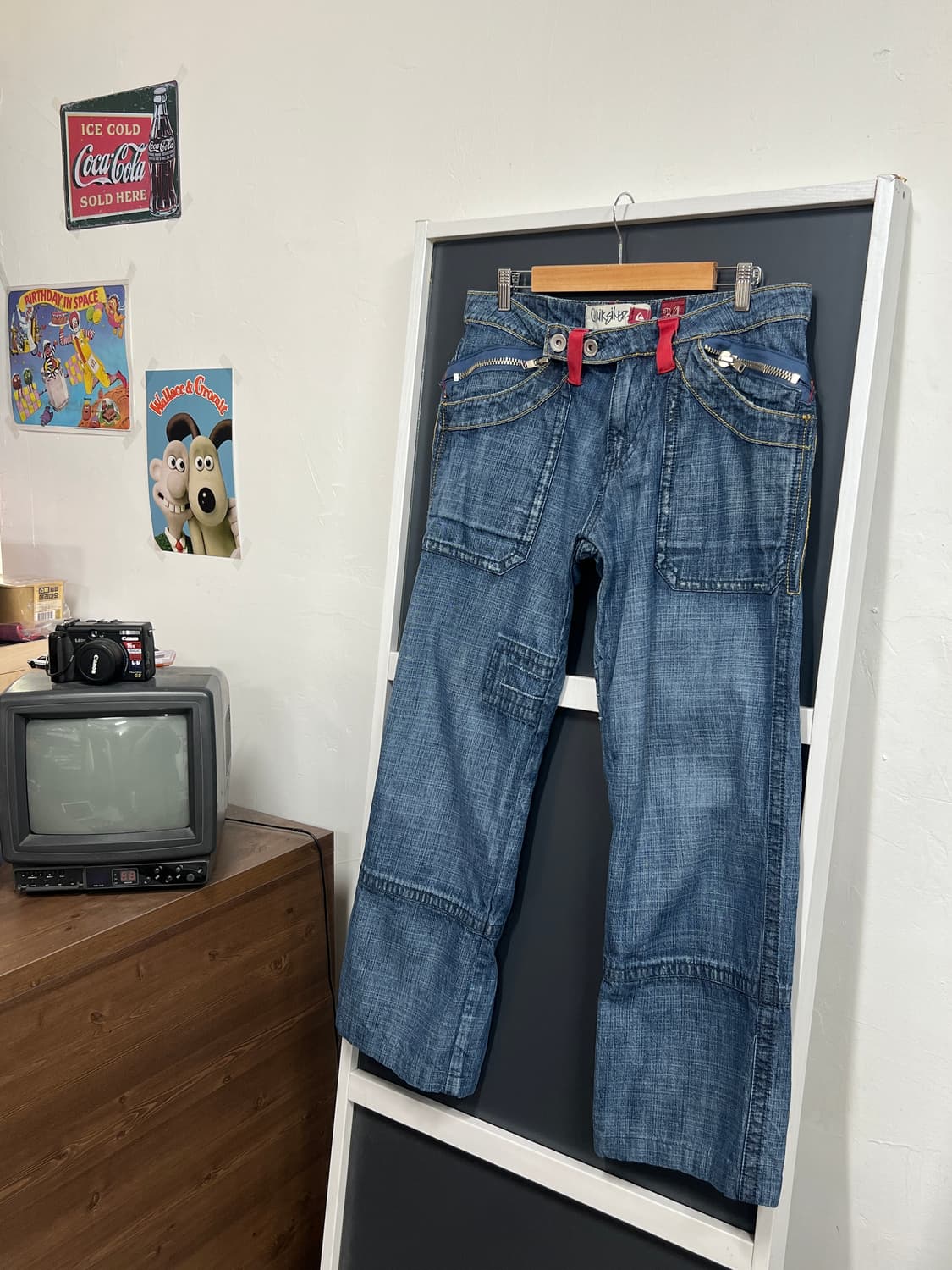 퀵실버 나팔핏 데님 팬츠 상품이미지2