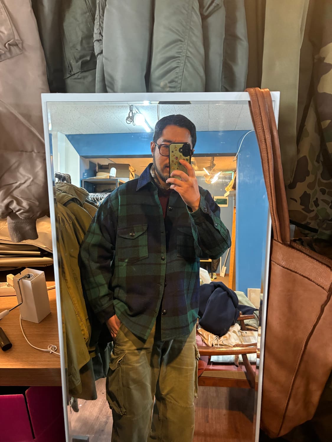 60-70‘s Johnson woolen mills Work Shirt. 상품이미지9