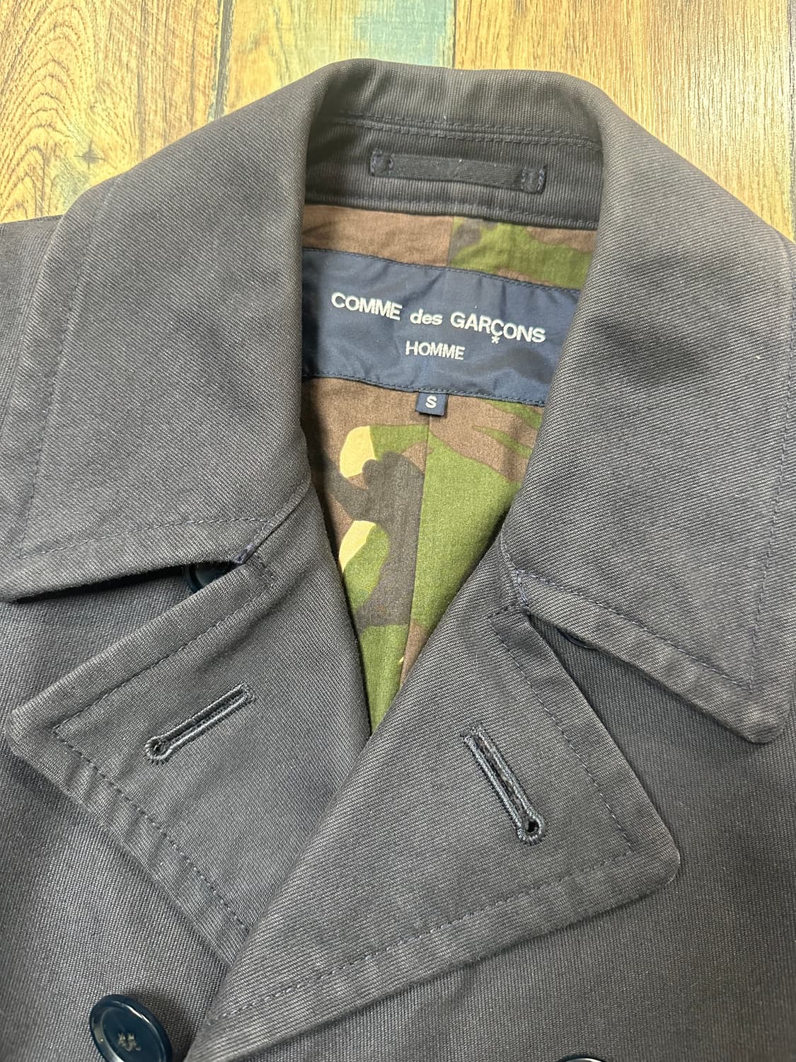 꼼데가르송 옴므 피코트 상품이미지4