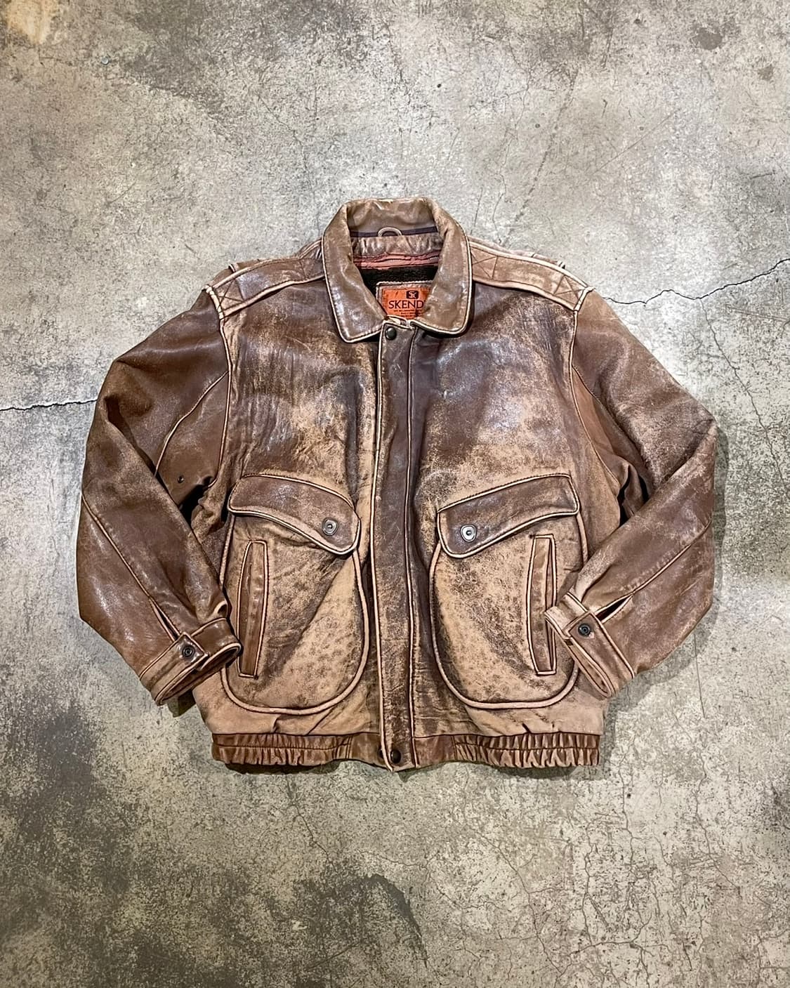Skendel 램스킨 레더 재킷(B5088) 상품이미지1