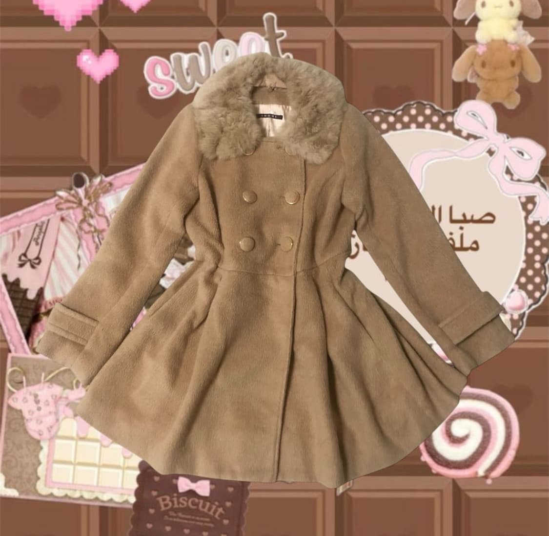 후기O 히메갸루 라떼갸루 코트 랜박 랜덤박스 리즈리사 양지뢰 빈티지 상품이미지4