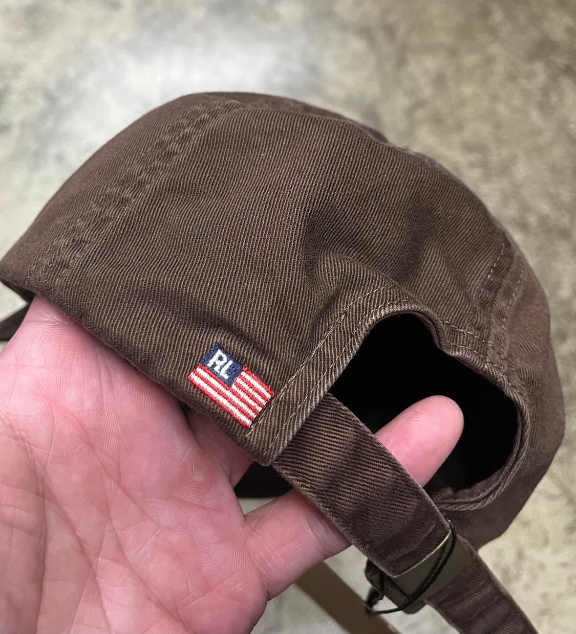 폴로 진스 랄프로렌 브라운 볼캡 모자 상품이미지5