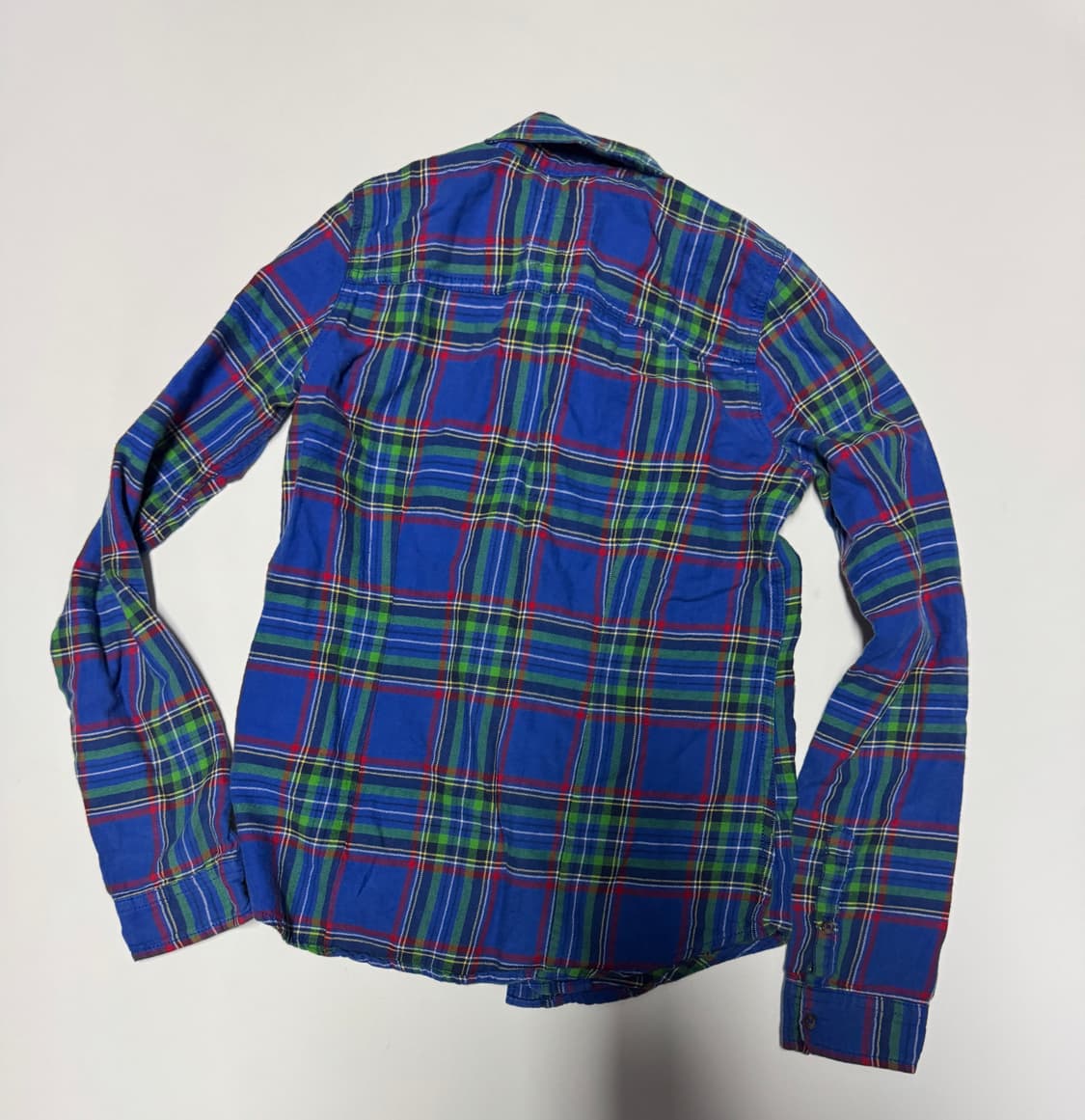 여성 홀리스터 갈매기 로고 컬러풀 체크 셔츠 S 상품이미지2