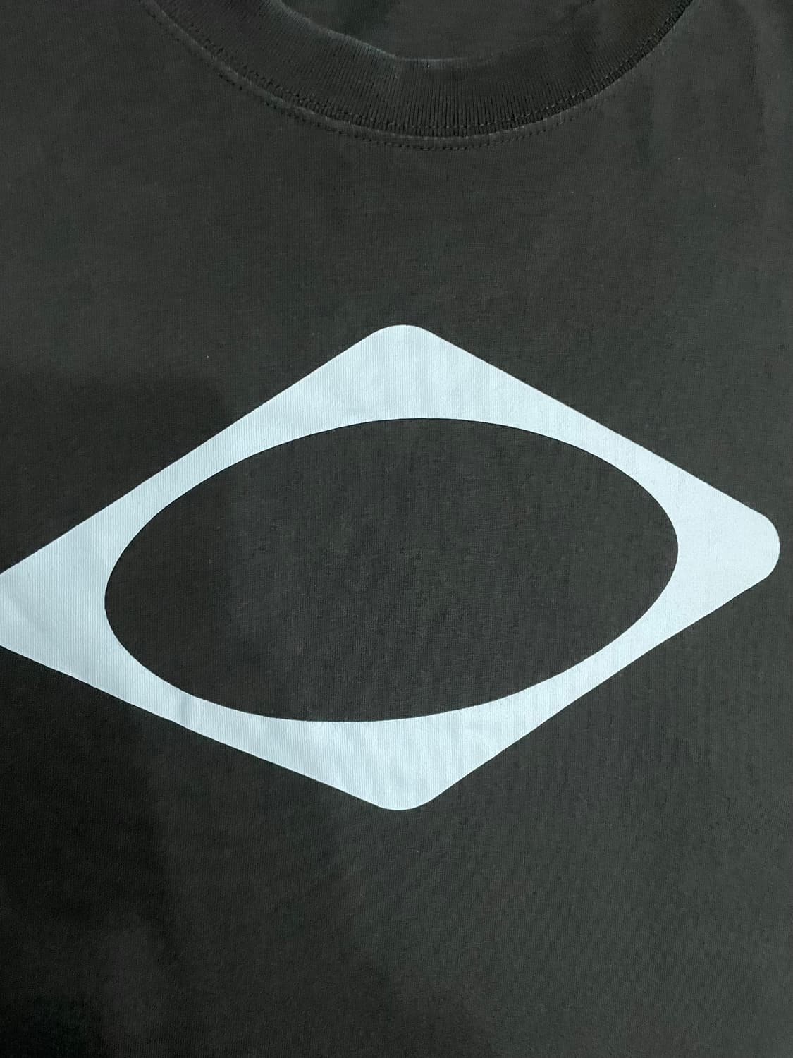 미스치프 롬버스 베이직 티셔츠 블랙 상품이미지4