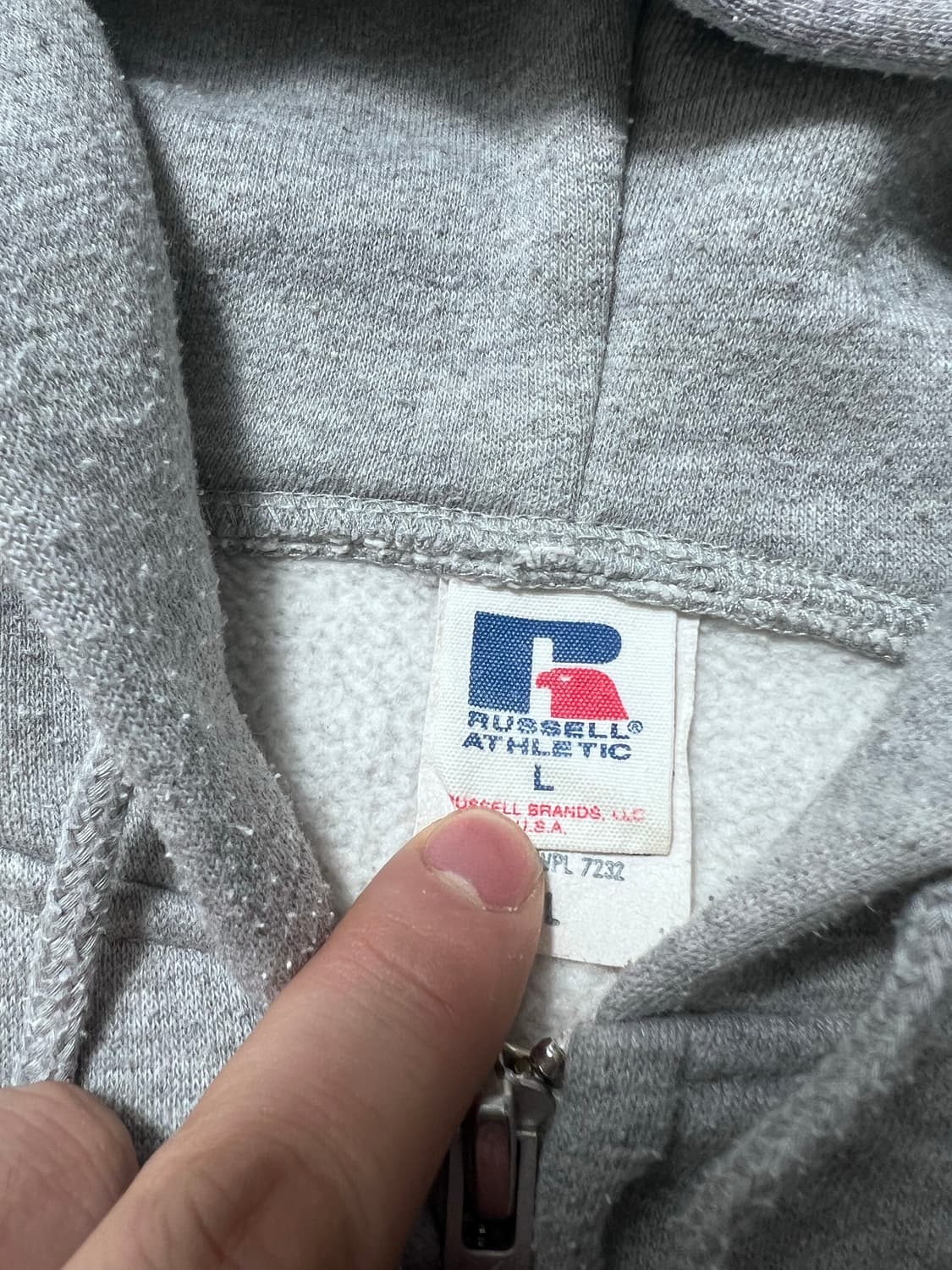 러셀 Russell 후드집업 후드 L 상품이미지4