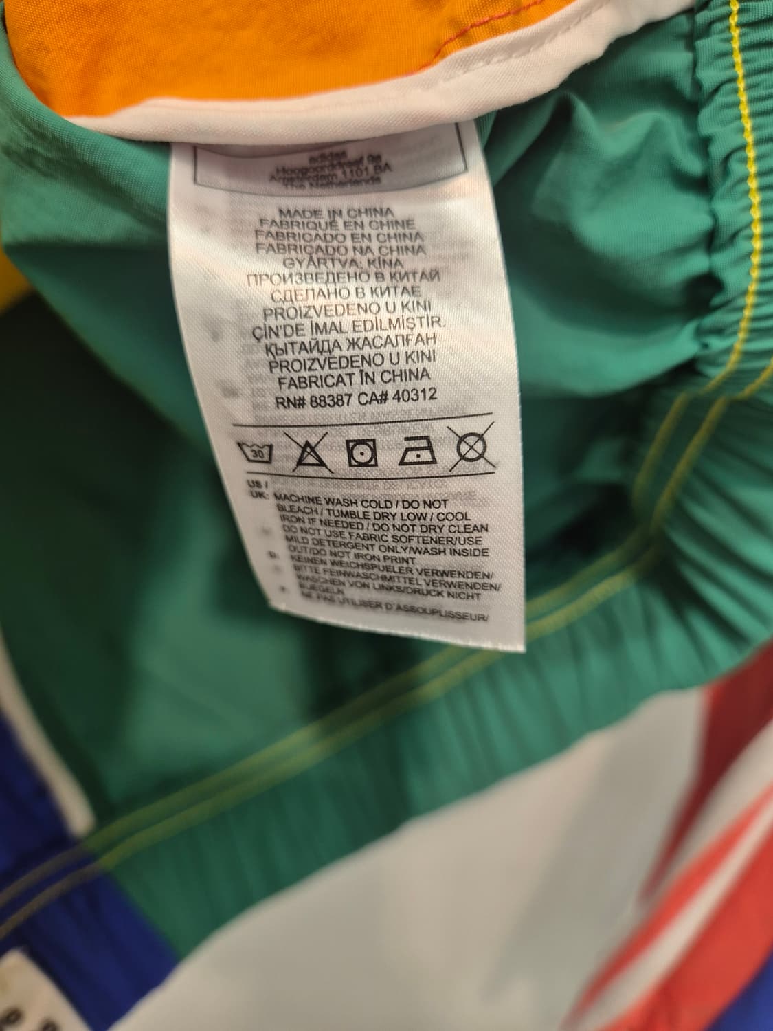 아디다스 로고  올드스쿨 바람막이 점퍼  M
사이즈  상품이미지5