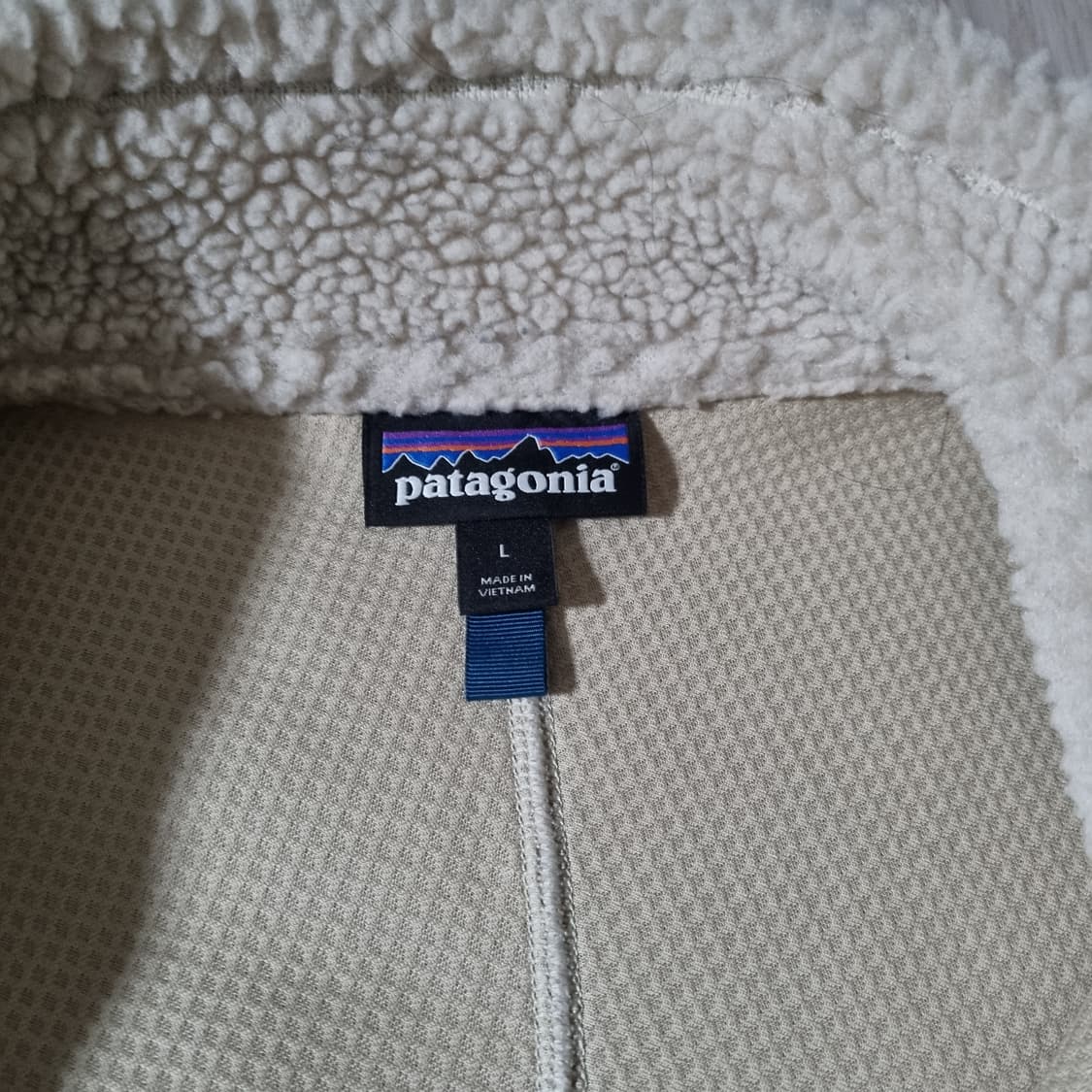 L 파타고니아 레트로X 플리스 후리스 뽀글이 자켓 내츄럴 상품이미지5