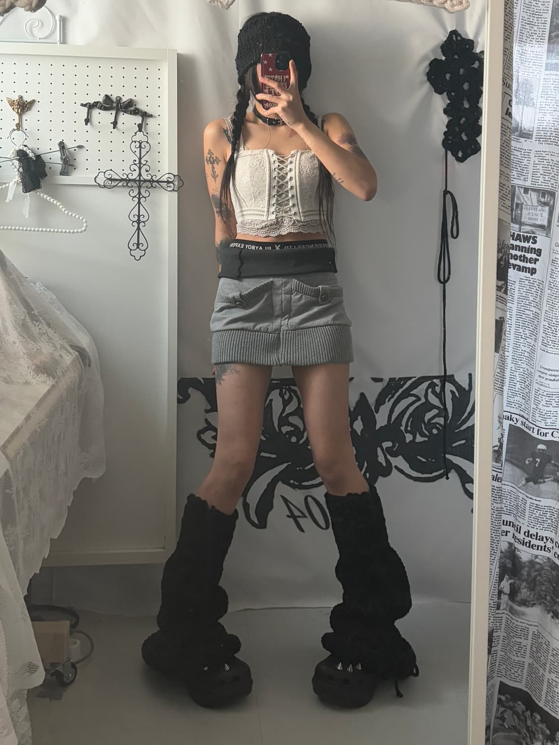 • eyelet lace top 상품이미지3