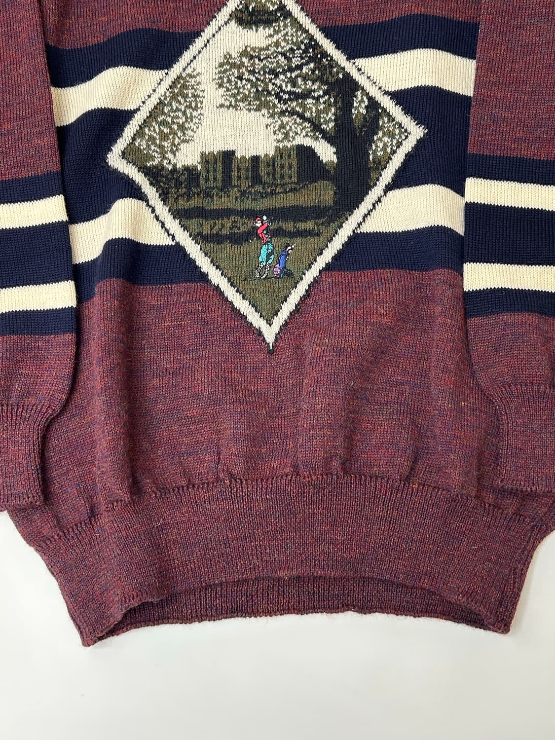 90s Burberry 버버리 울 니트 스웨터 상품이미지4