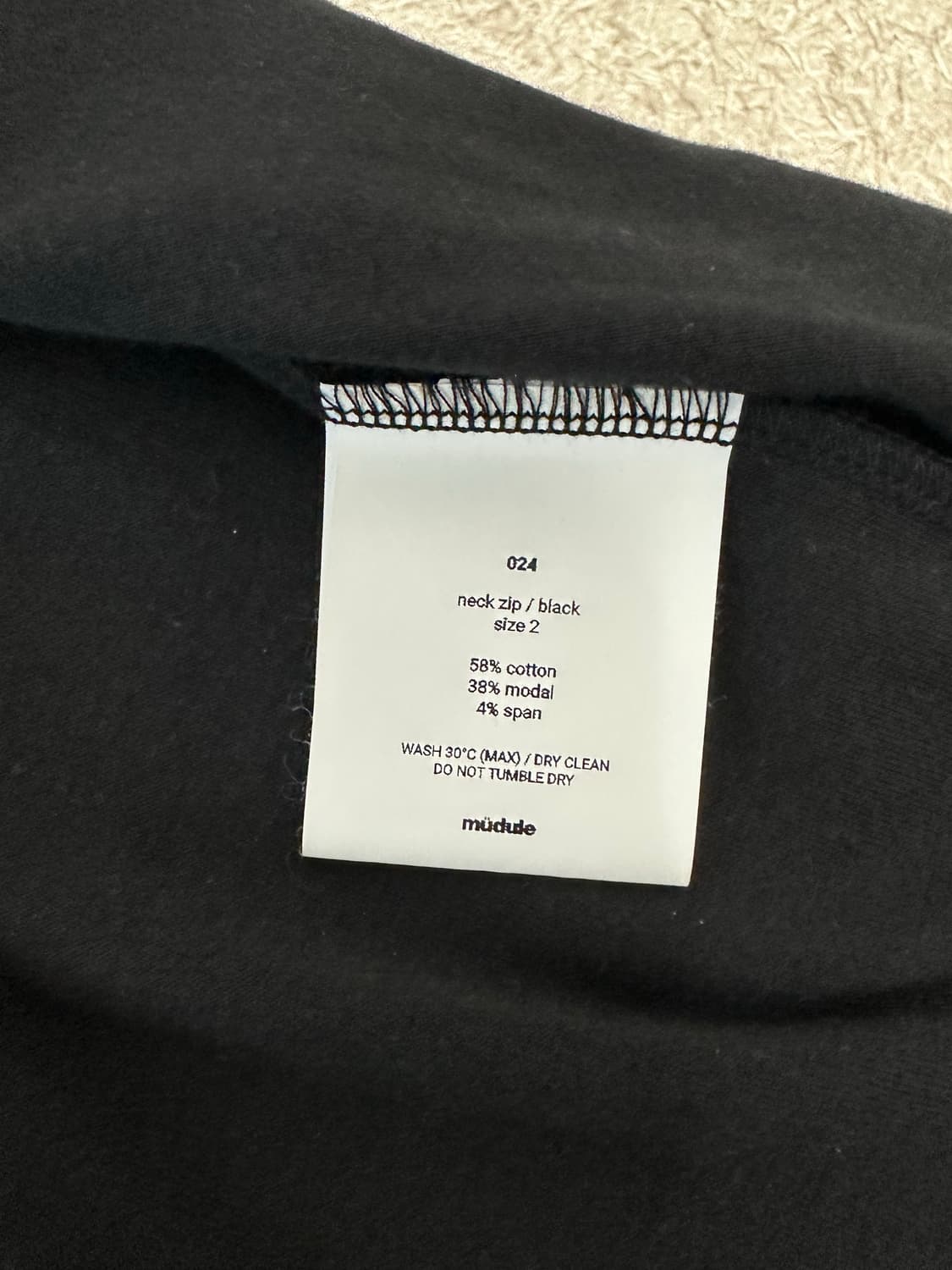 Mudule 머듈 넥집 넥집업 블랙 2size 상품이미지2