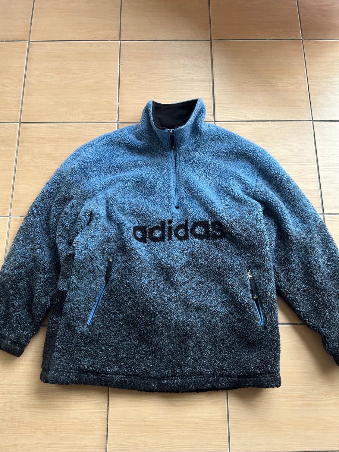 90‘s 아디다스 스노우보드 플리스아노락 상품이미지1