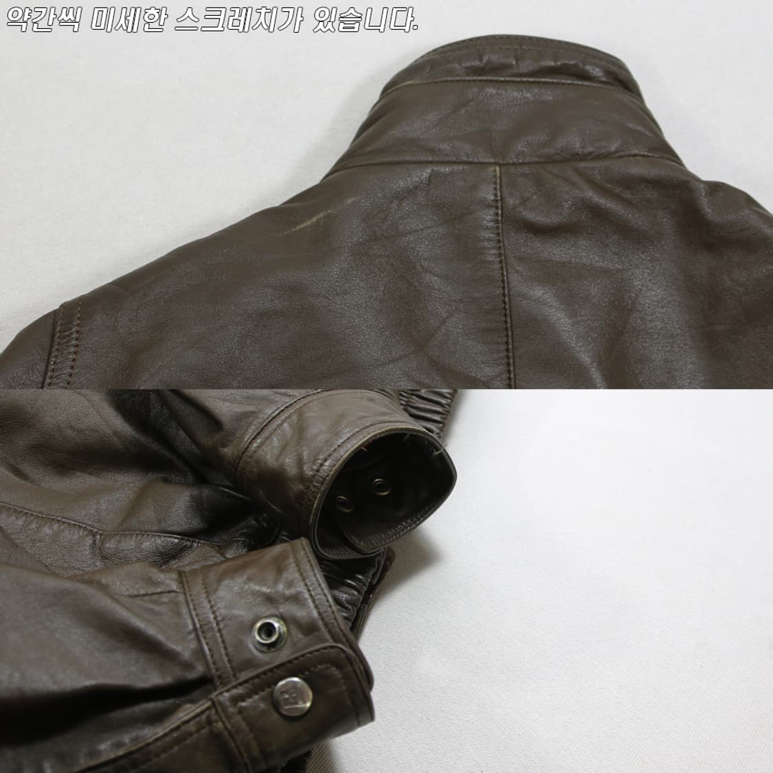 (착용컷) Boldor by HONDA 소가죽 라이더 자켓 (103) 상품이미지10