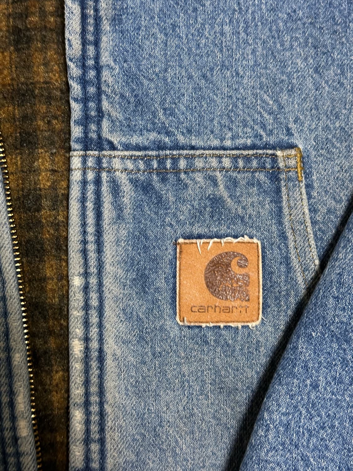 칼하트 J08 DST L/R 데님 액티브 자켓 J130 상품이미지6