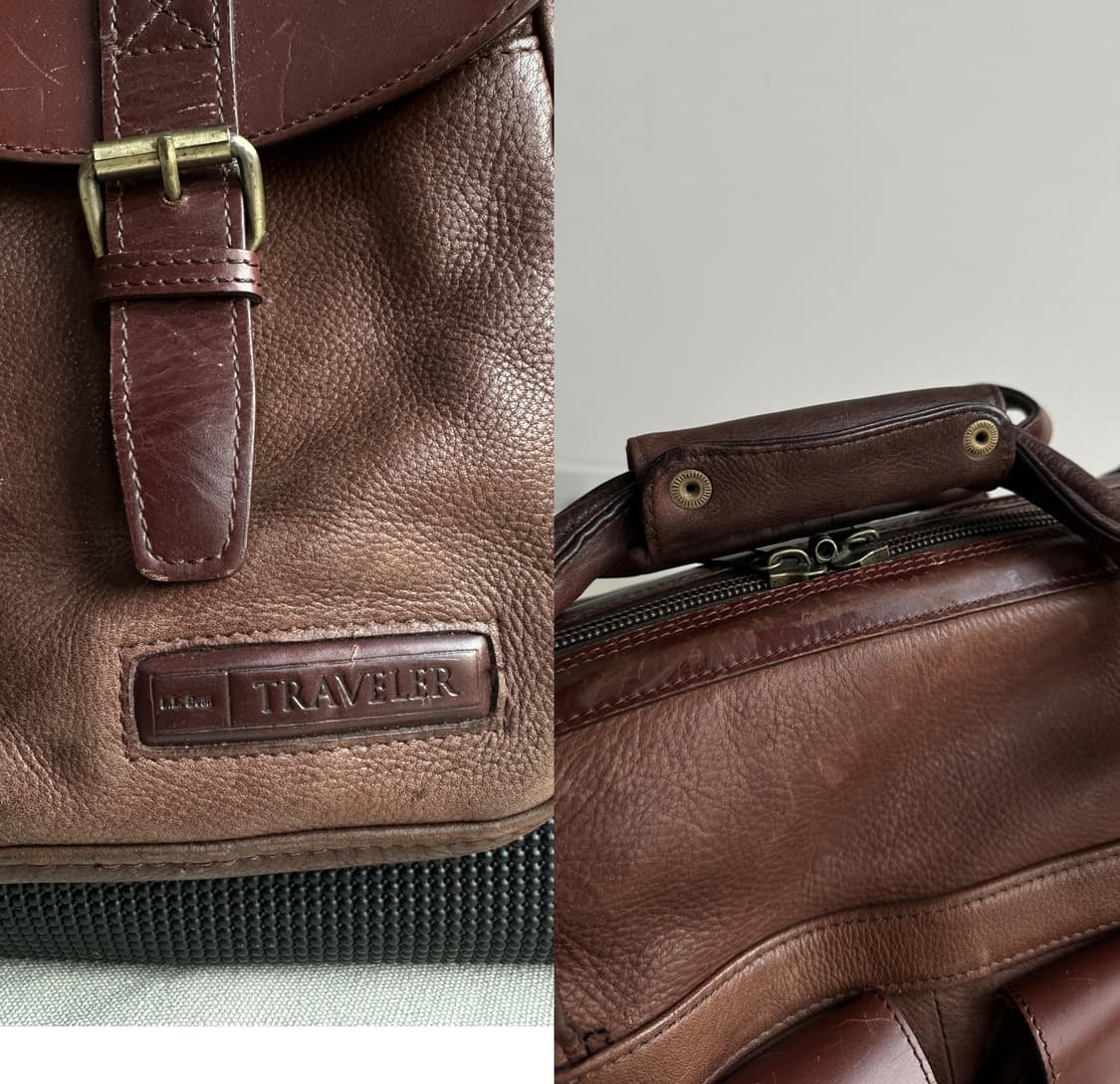 엘엘빈 빈티지 트래블러 레더 더플백 / 여행용 보스턴백 상품이미지5