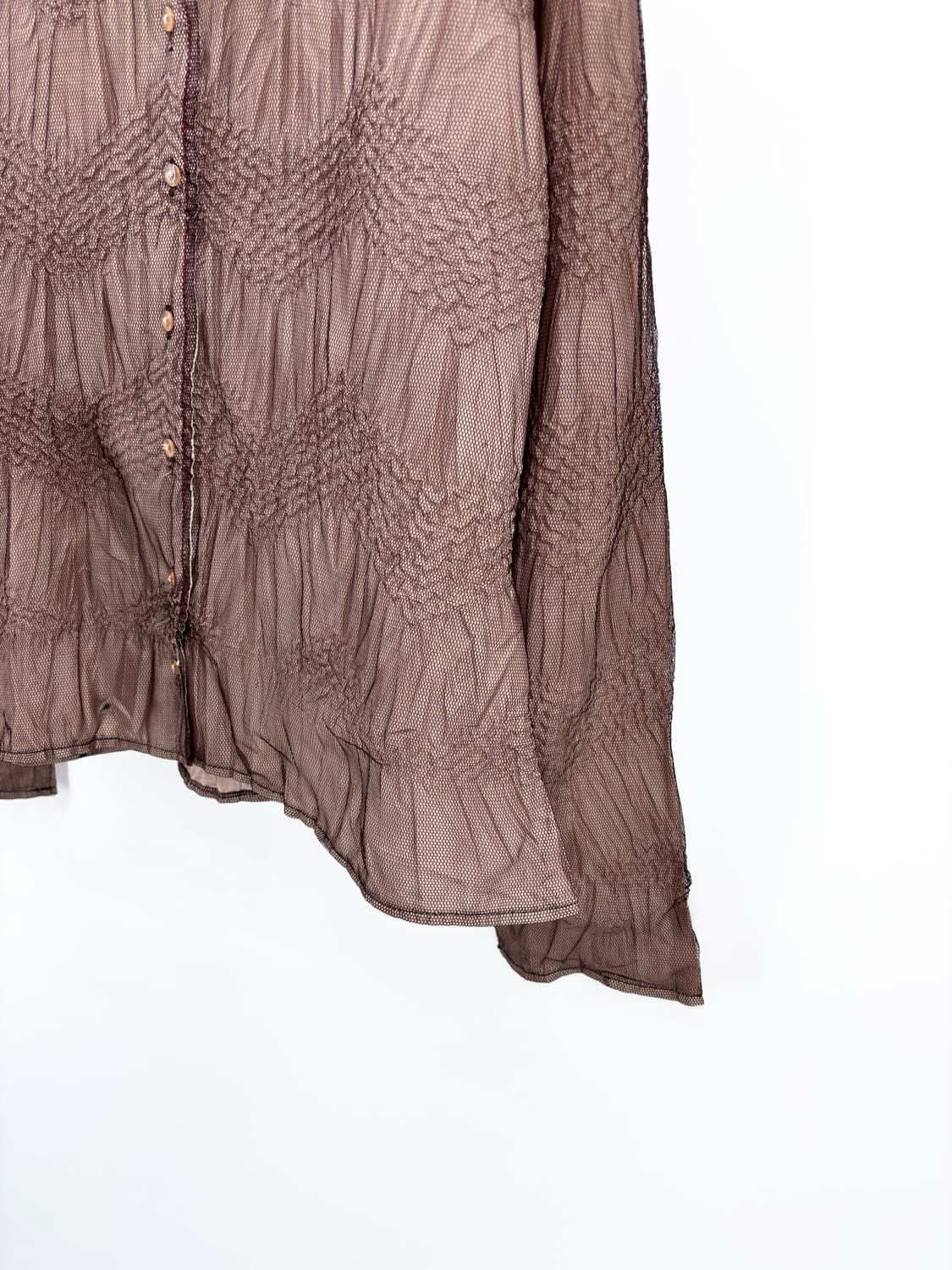 빈티지 주름 시어 블라우스 상품이미지5