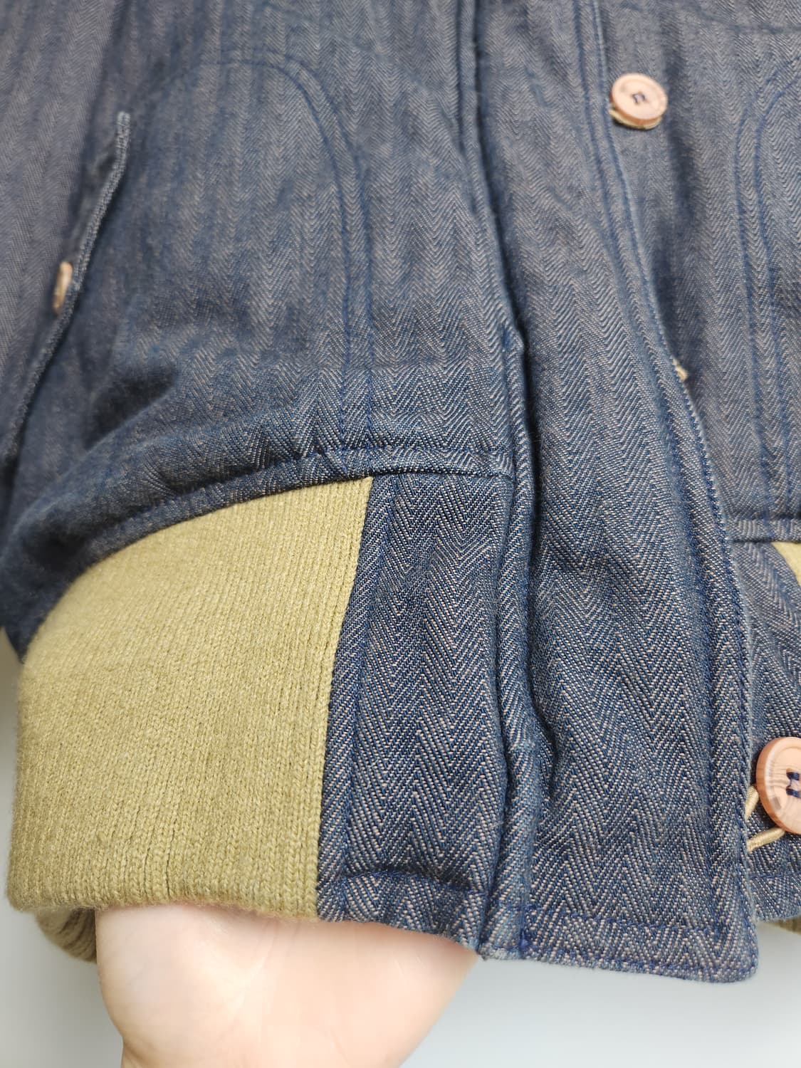 헤링본 후드 패딩점퍼 상품이미지9