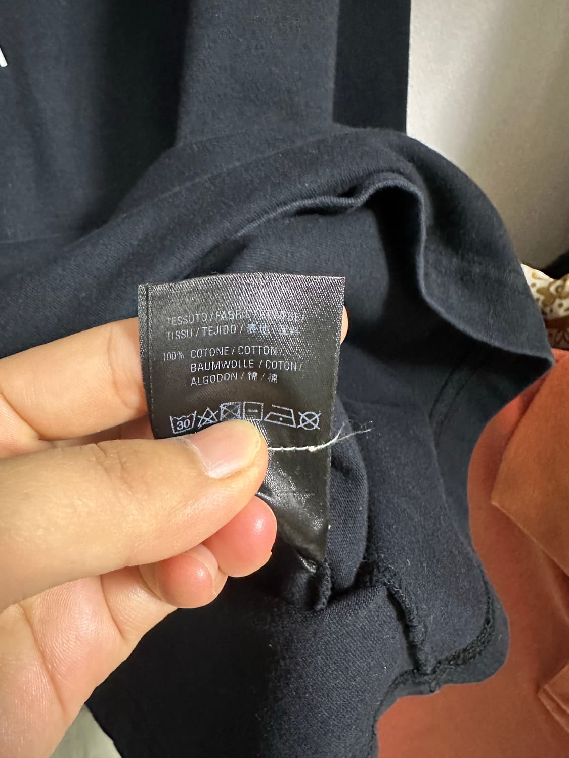 (정품 중고)발렌시아가 파리스 로고 반팔티 M 상품이미지9