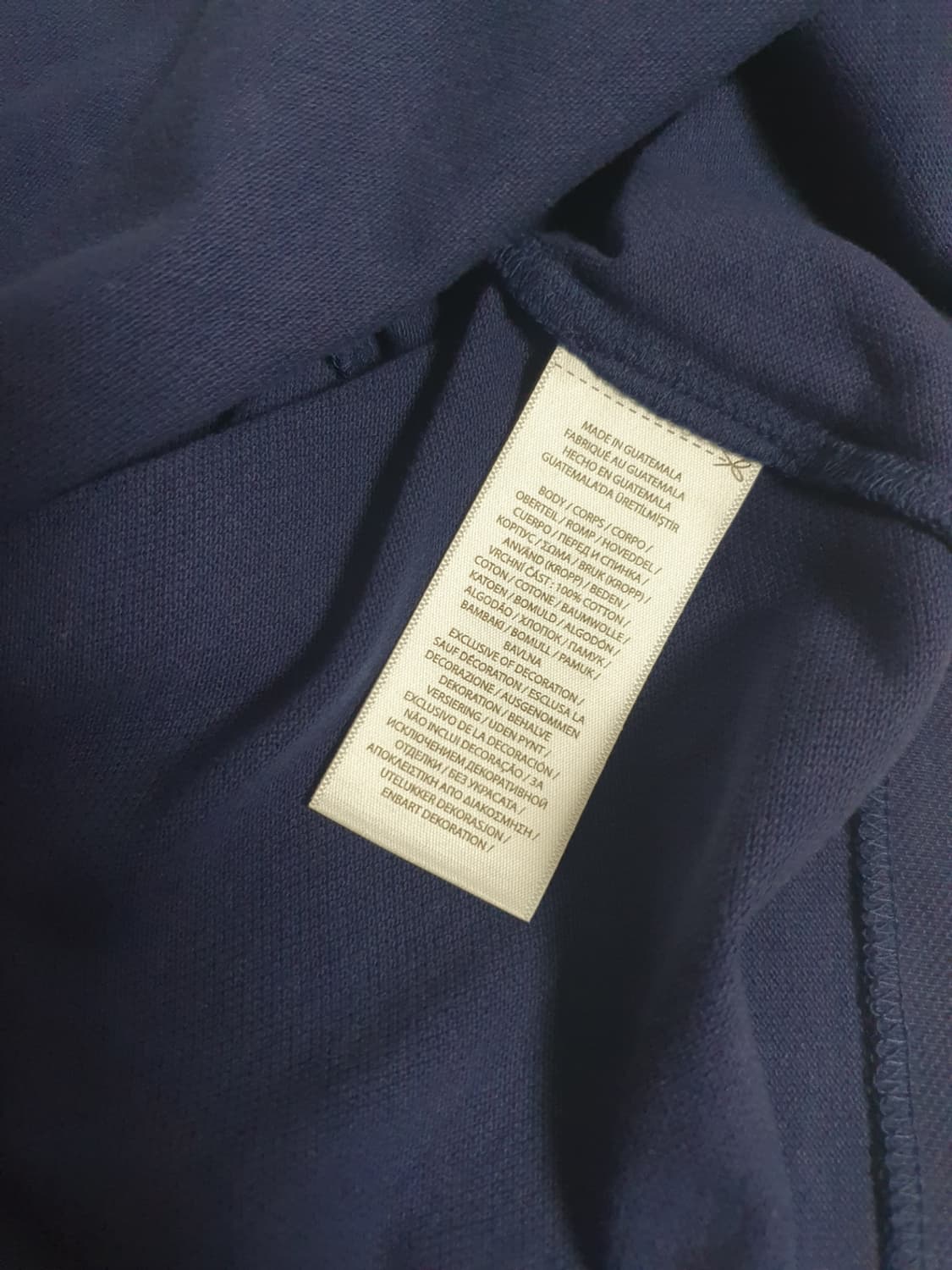 폴로랄프로렌 여성 클래식핏 반팔 카라티 네이비 M 상품이미지8