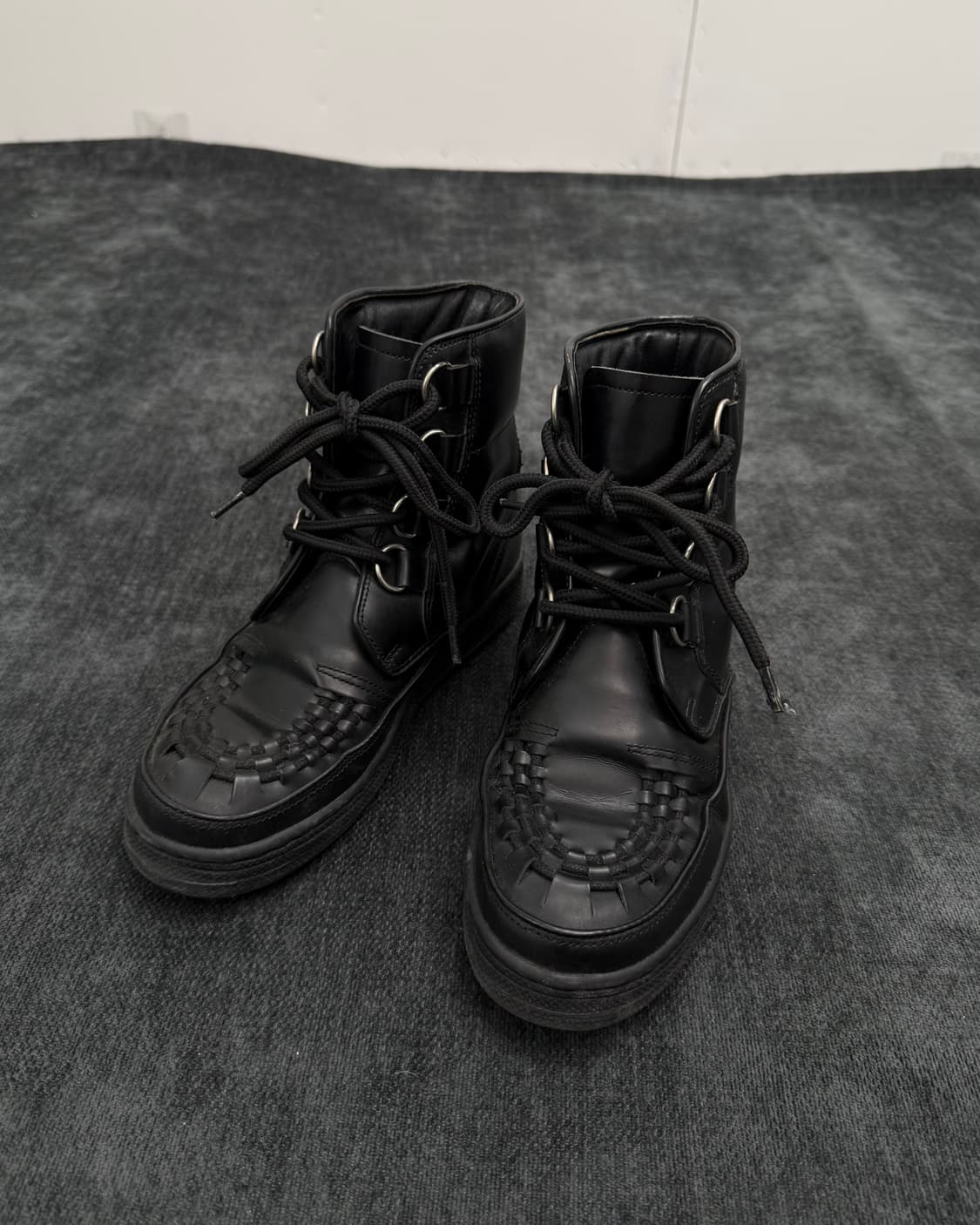 limi feu 패턴트 레더 부츠 상품이미지1