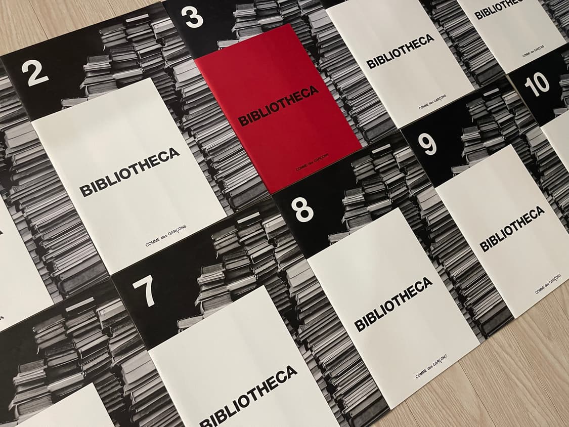 꼼데가르송 BIBLIOTHECA 아트 브로셔 DM 세트 AD2015 상품이미지2