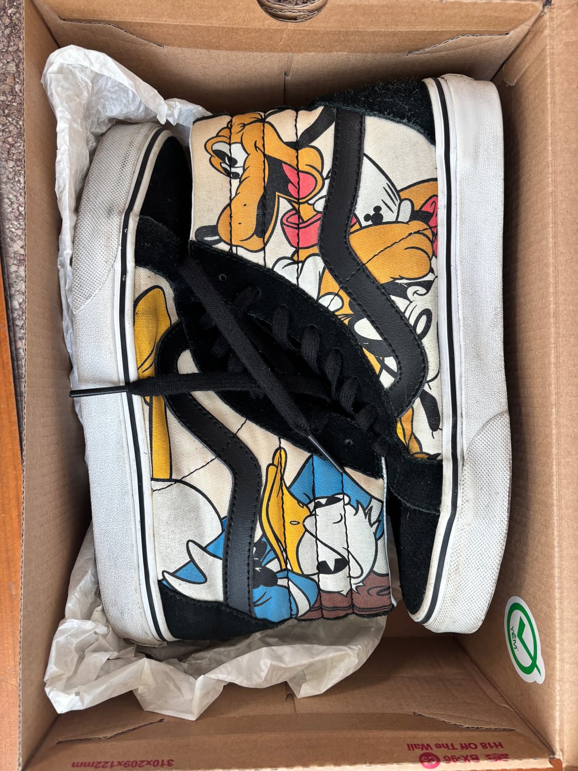 Vans x Disney 하이탑 운동화 상품이미지3