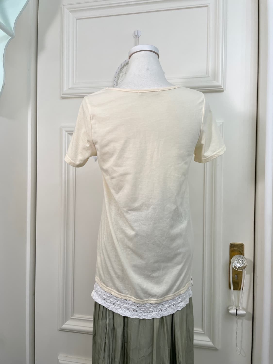 ivory crochet basic cardigan&sheer yello 상품이미지10