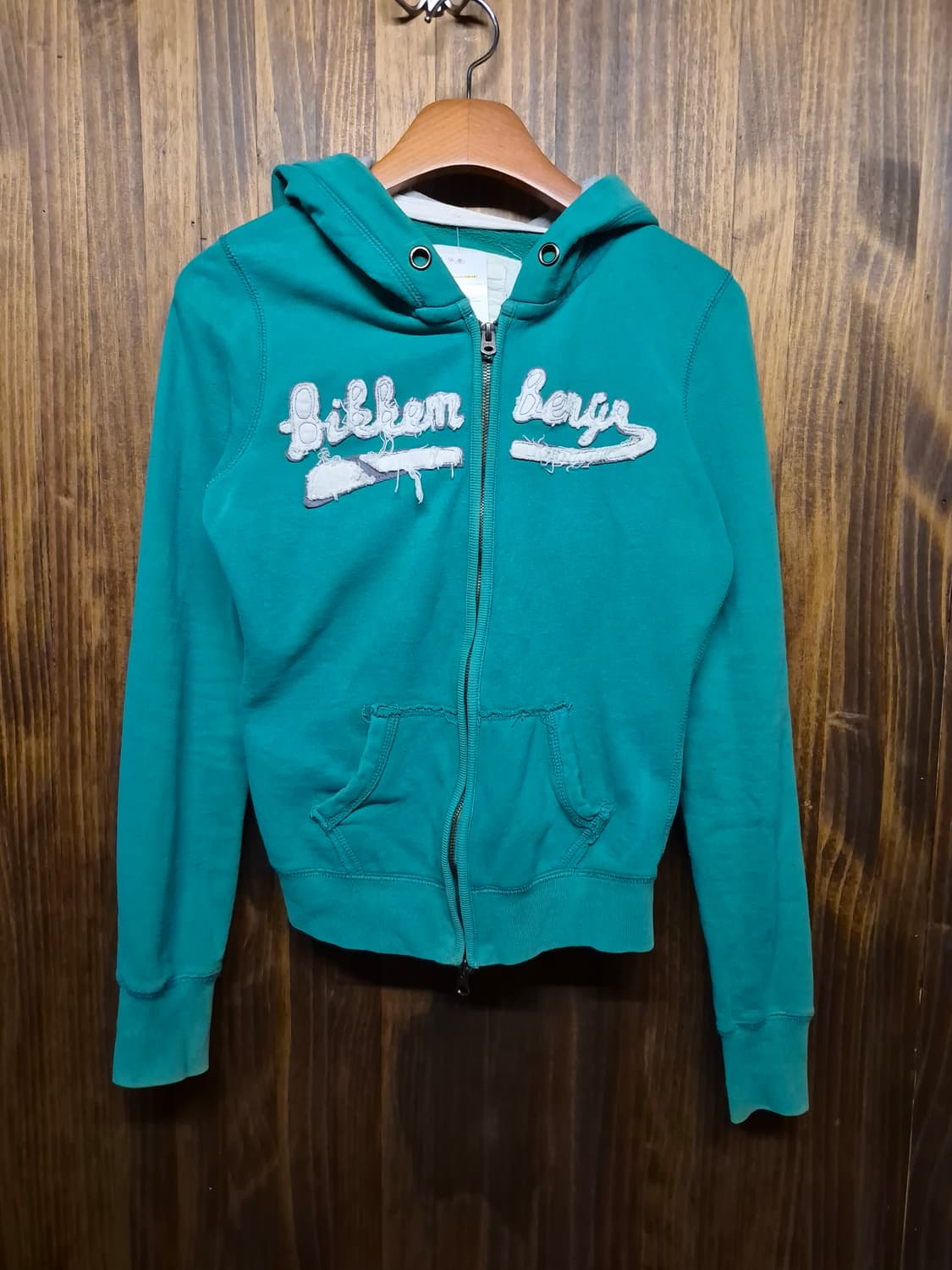 VINTAGE GREEN HOODIE ZIPUP  상품이미지2
